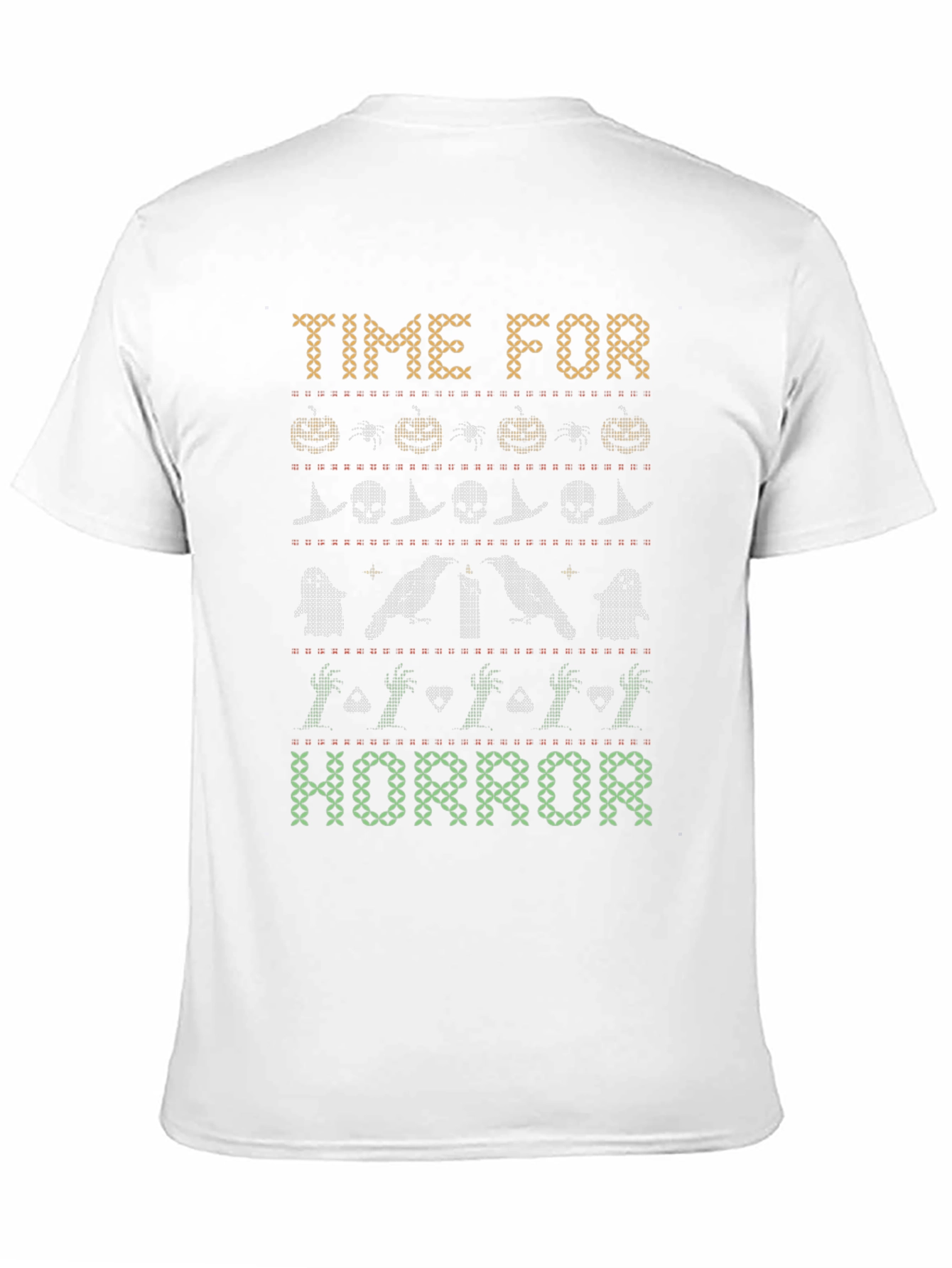 Black Time for Horror Halloween Graphic Tee view 11