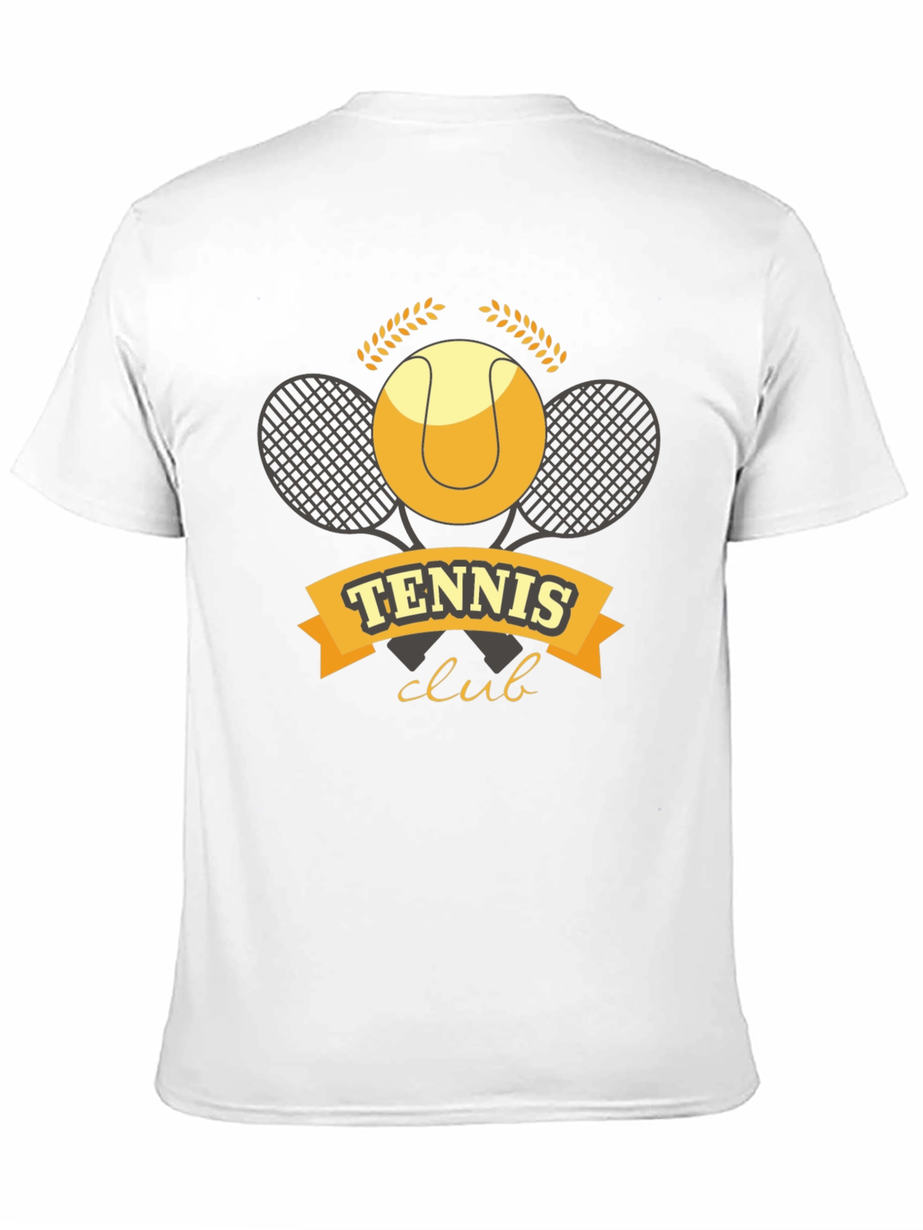 Black Tennis Club Graphic T-Shirt - Classic Sports Tee view 11