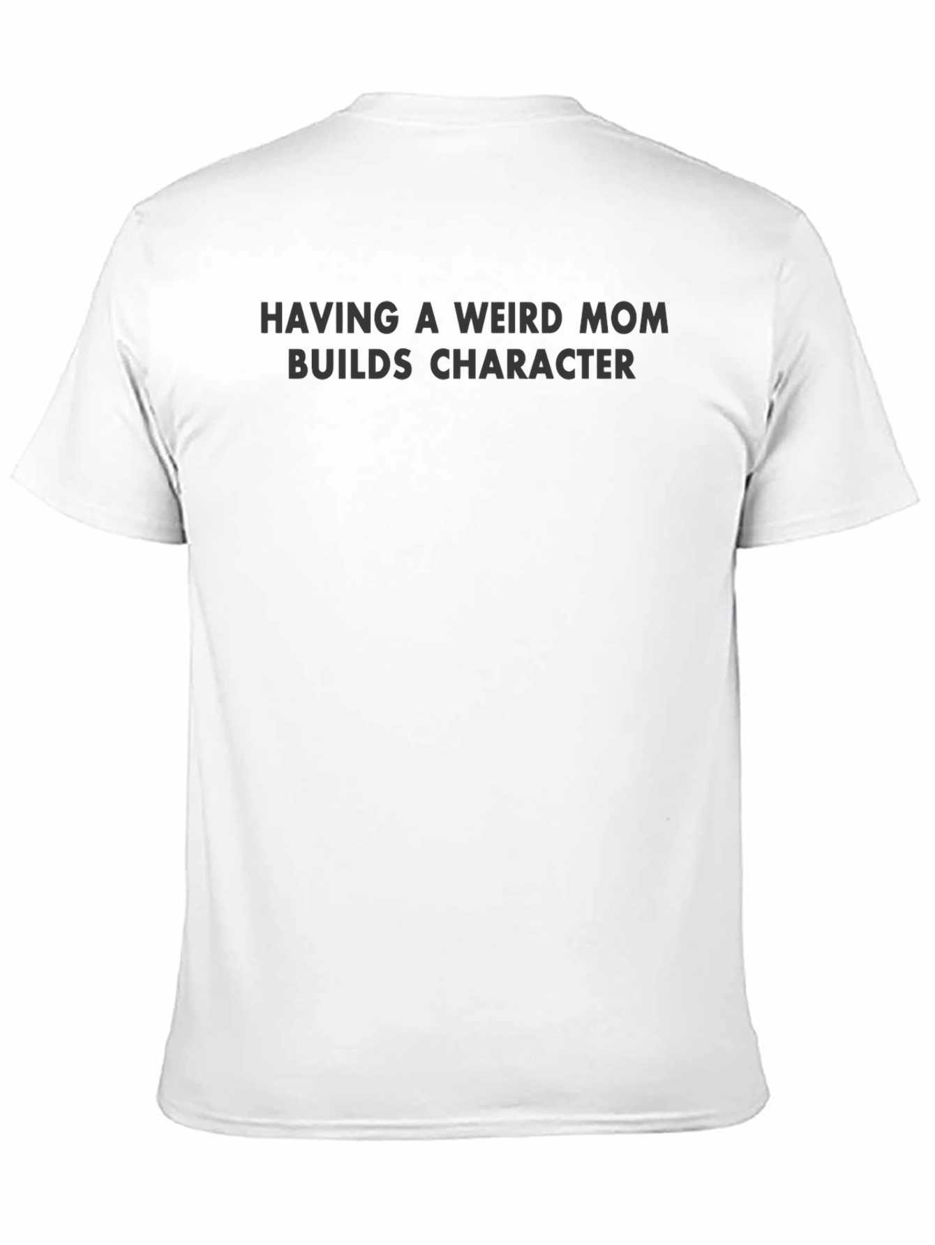Black Weird Mom Builds Character Graphic Tee view 11