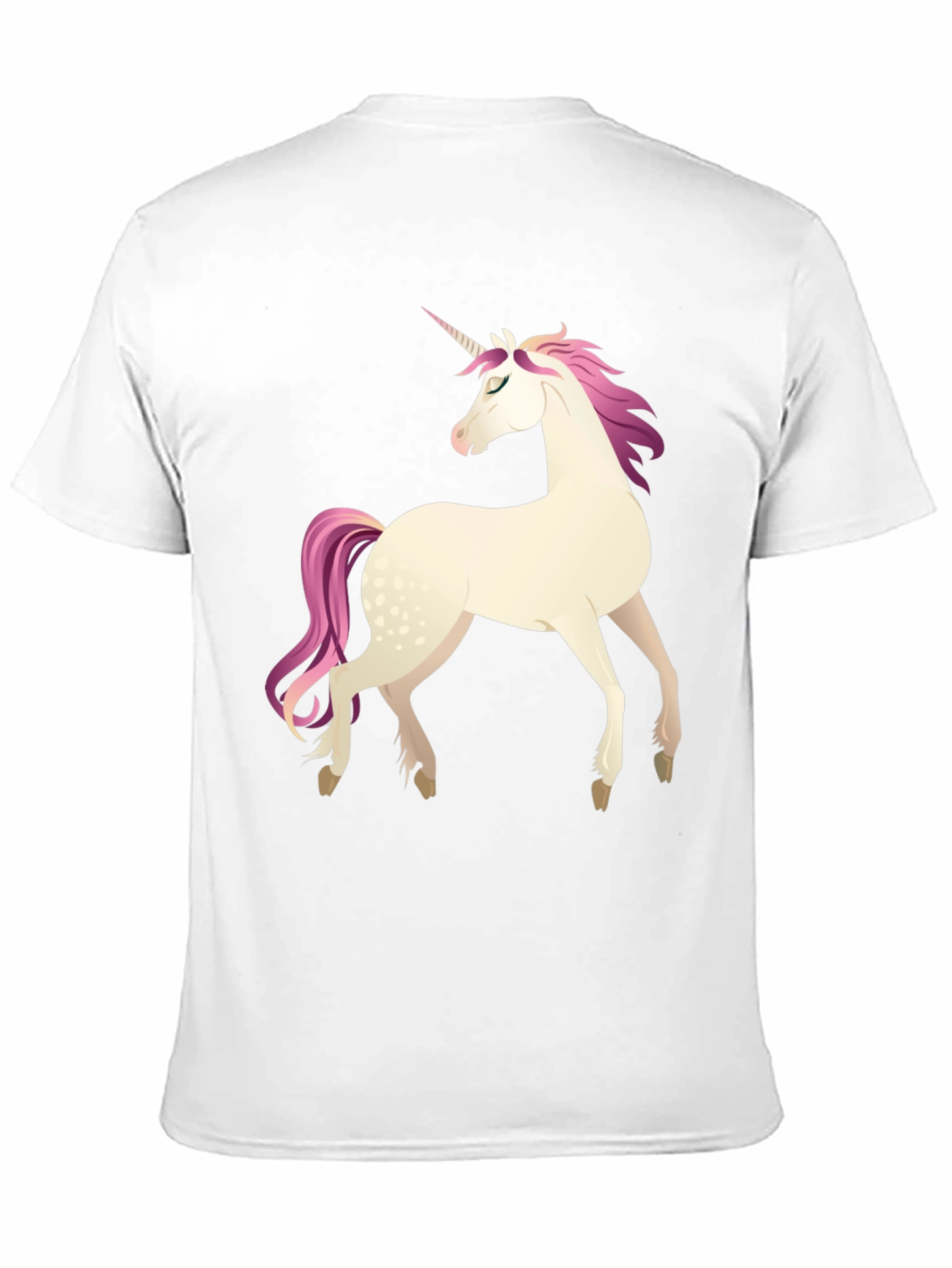 Black Unicorn Graphic Tee - Black Cotton Blend Shirt view 11