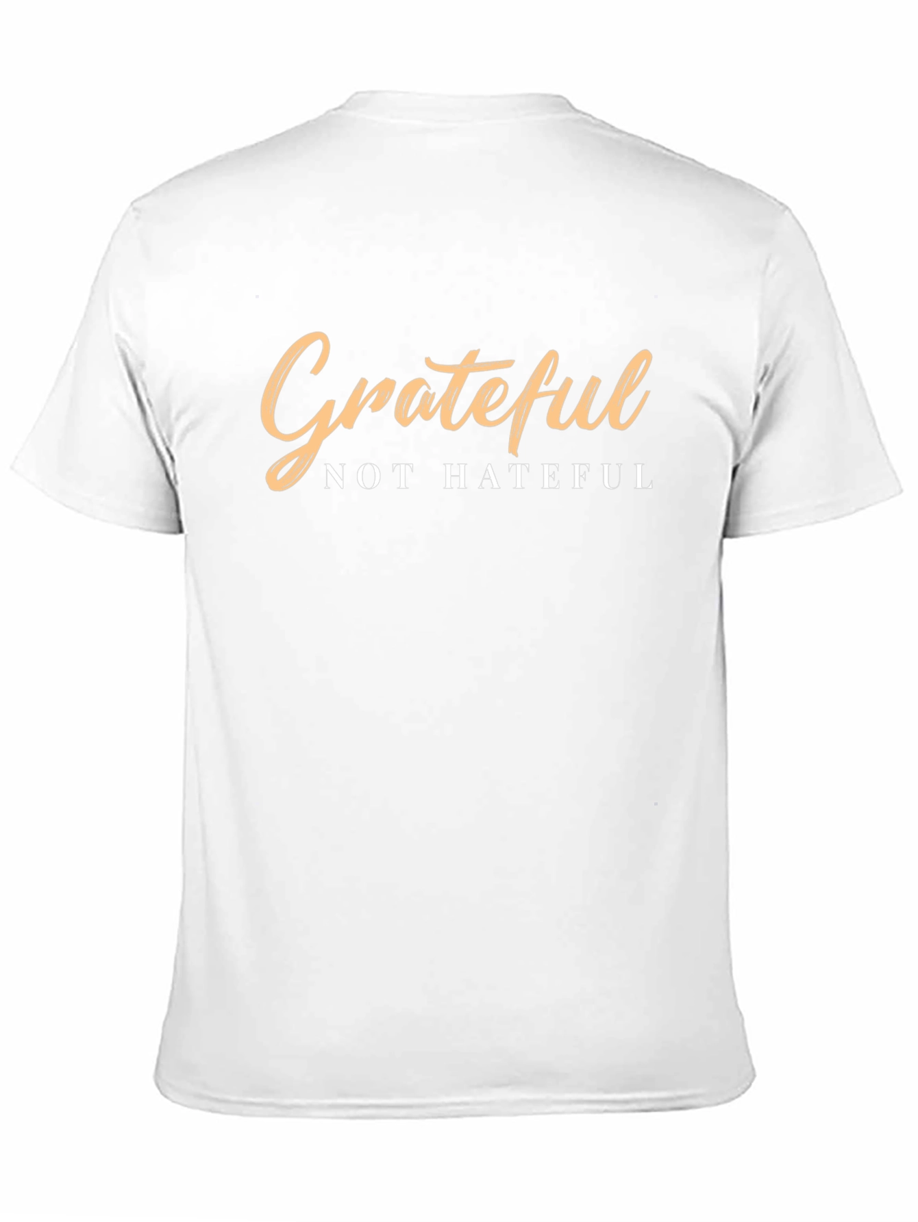 Black Grateful Not Hateful T-Shirt - Positive Message Tee view 11