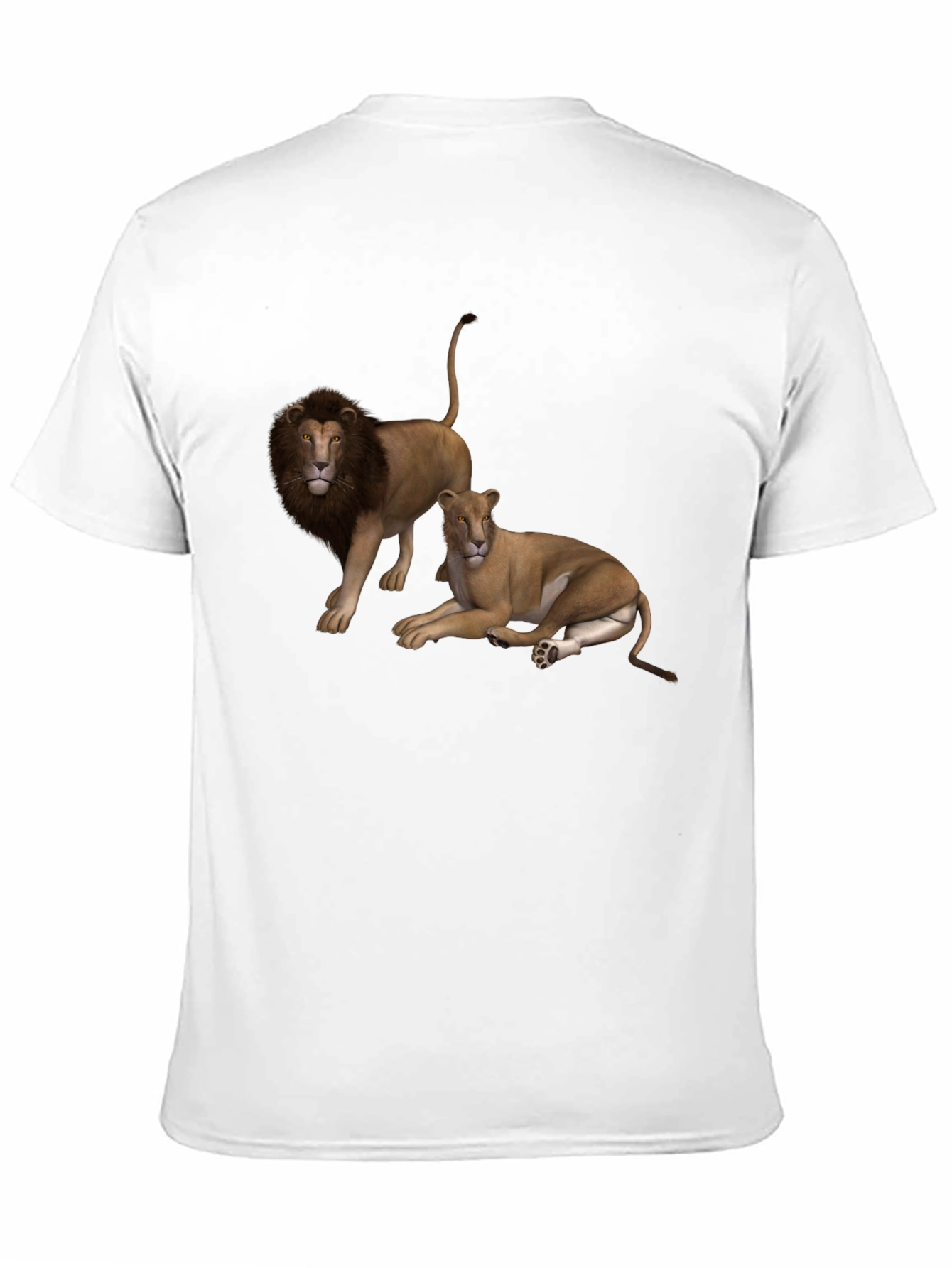 Black Lion Pride Graphic Tee - Black Cotton T-Shirt view 11