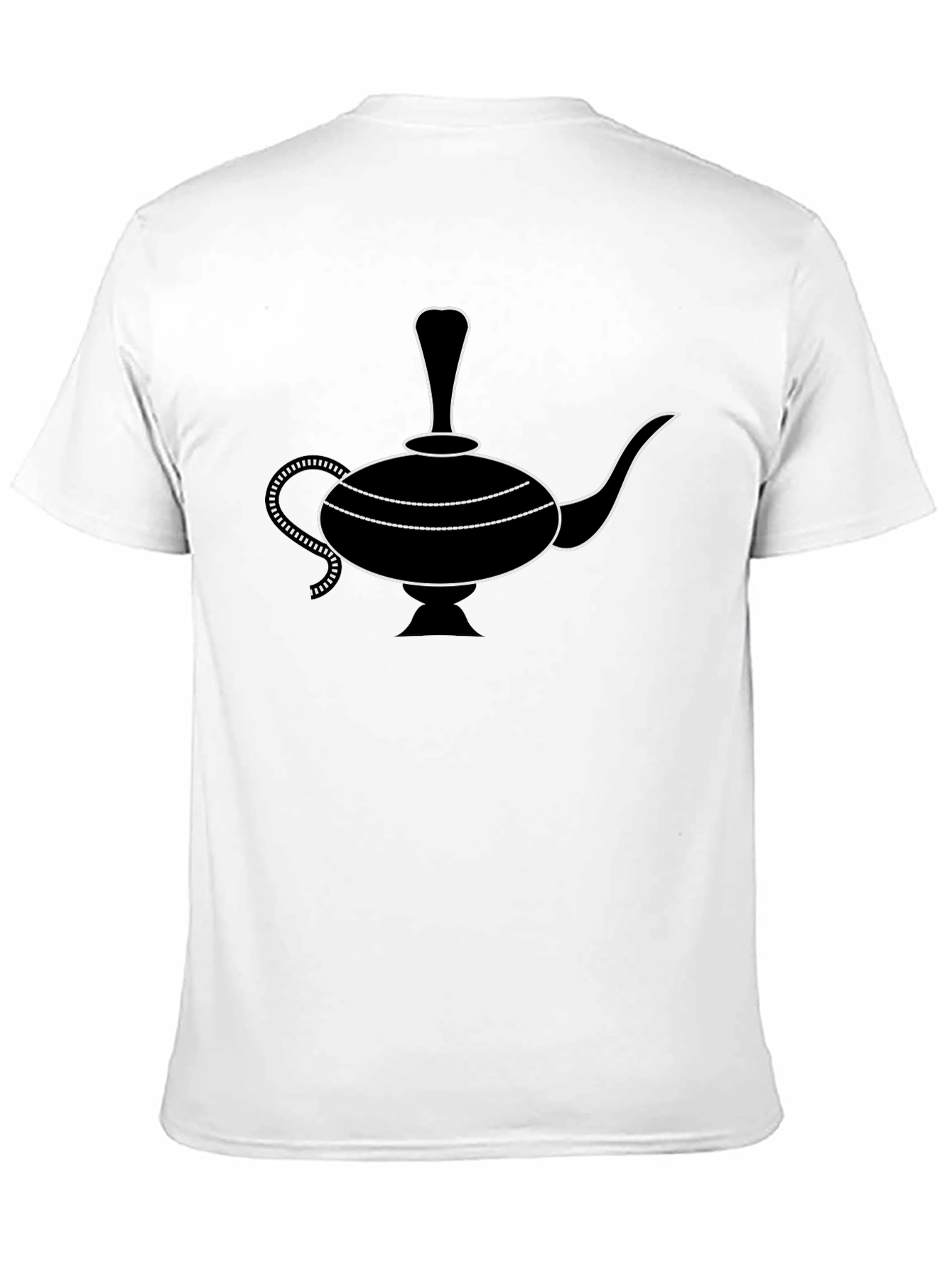 Black Genie Lamp Graphic T-Shirt view 11