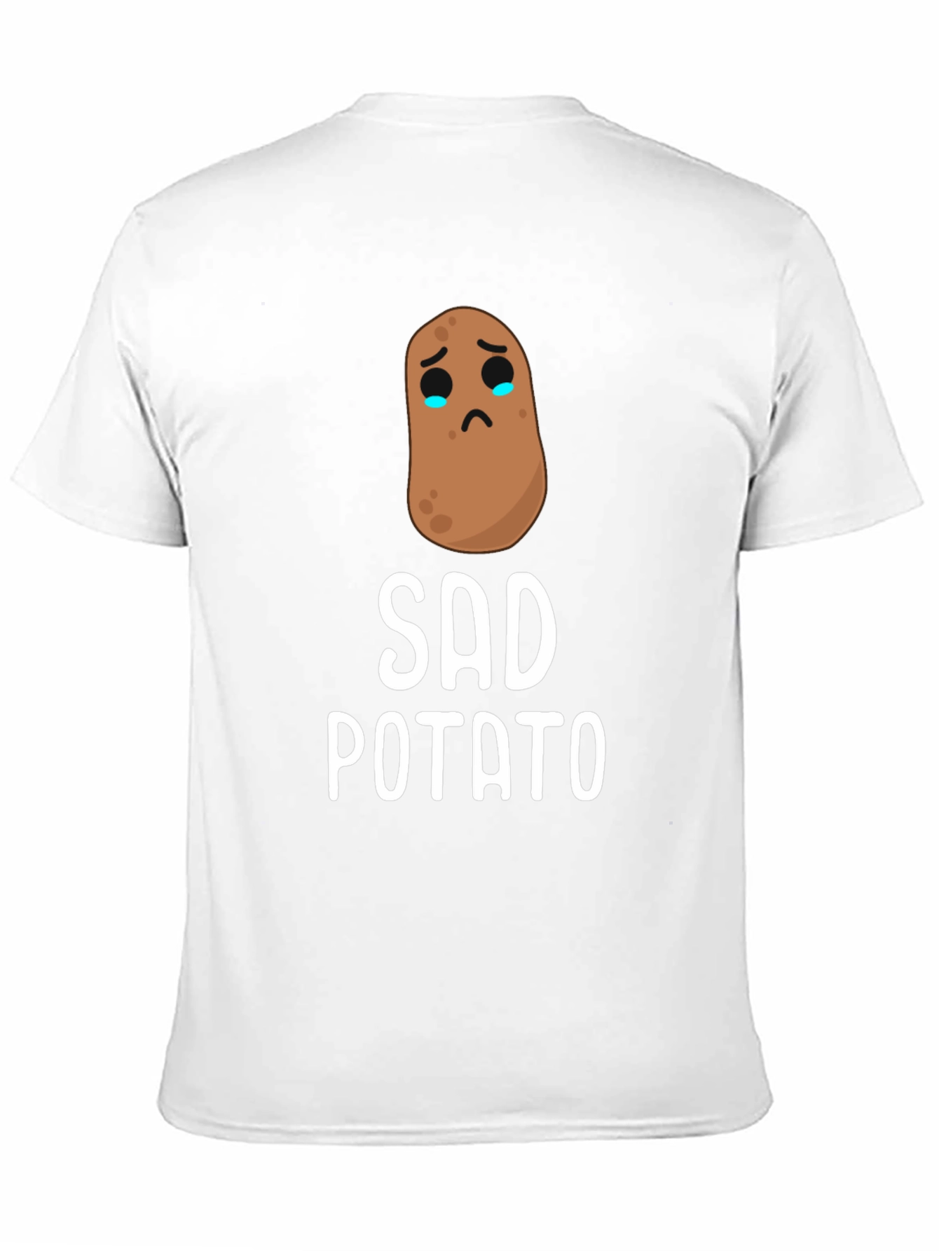 Black Sad Potato Graphic T-Shirt - Unisex Cotton Tee view 11