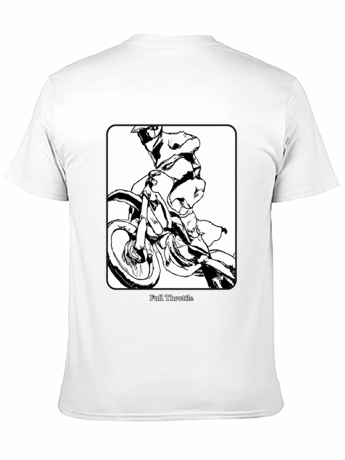 Black Full Throttle Graphic Tee - Black view 11