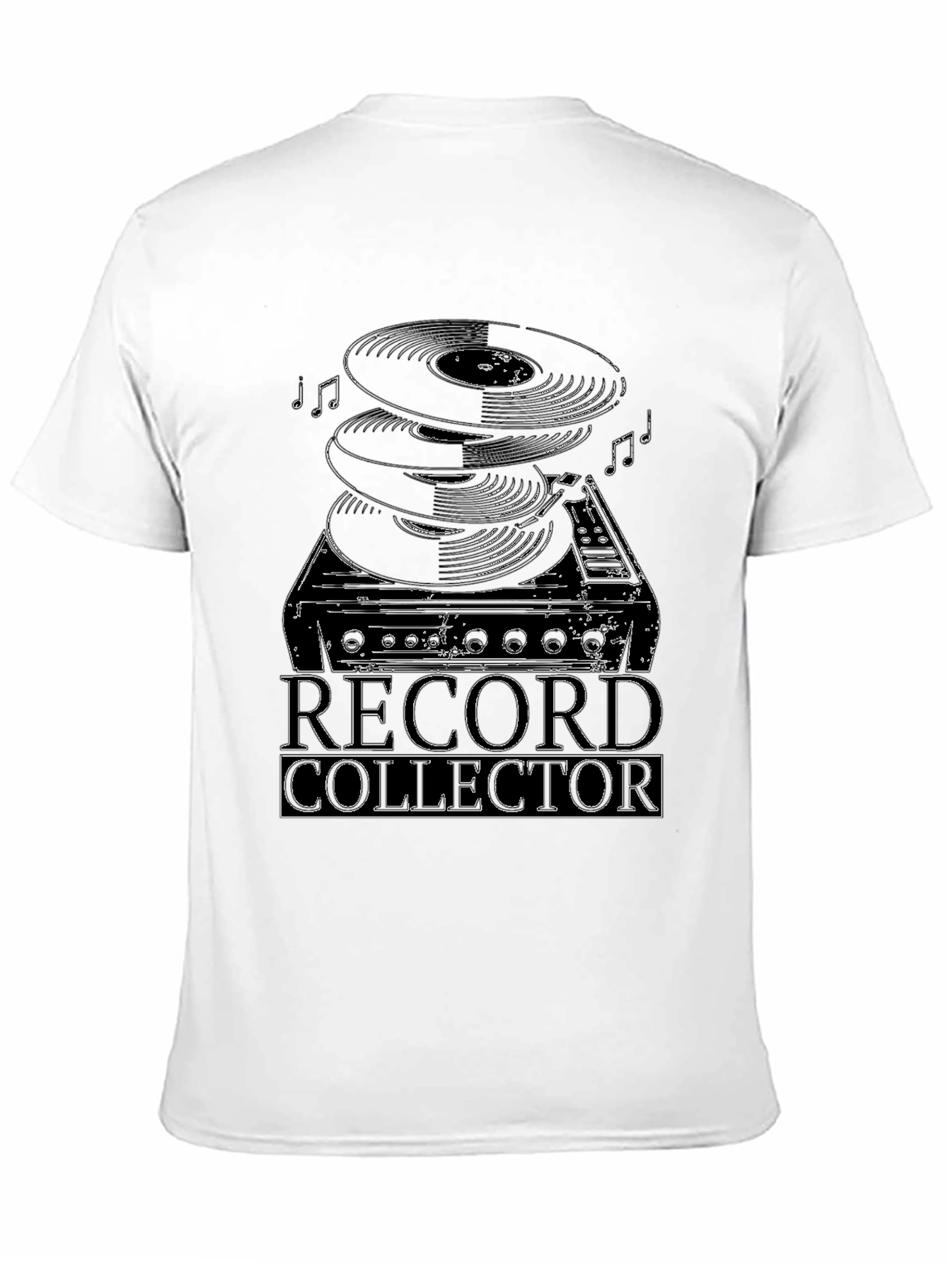 Black Record Collector Graphic T-Shirt  view 11