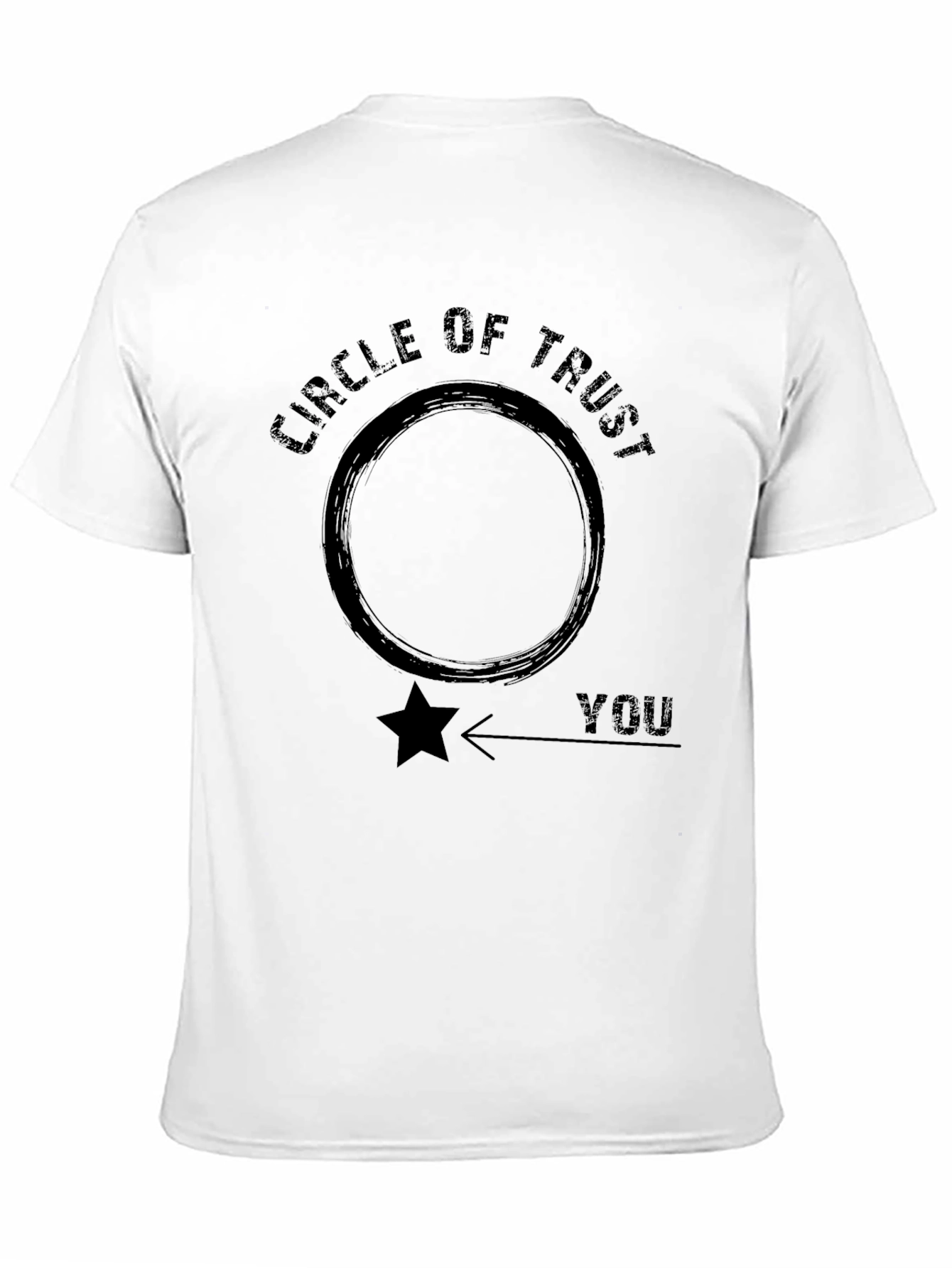 Black Circle of Trust T-Shirt - Funny Graphic Tee view 11