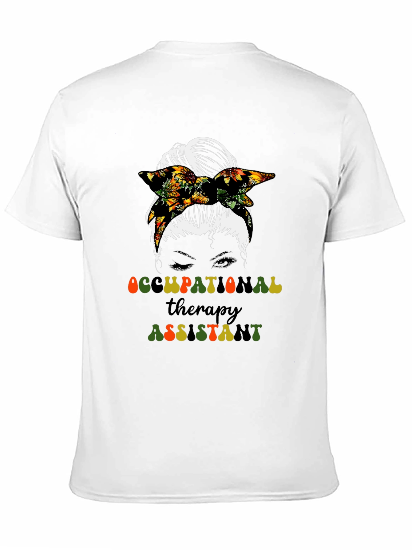 Black Occupational Therapy Assistant T-Shirt view 11
