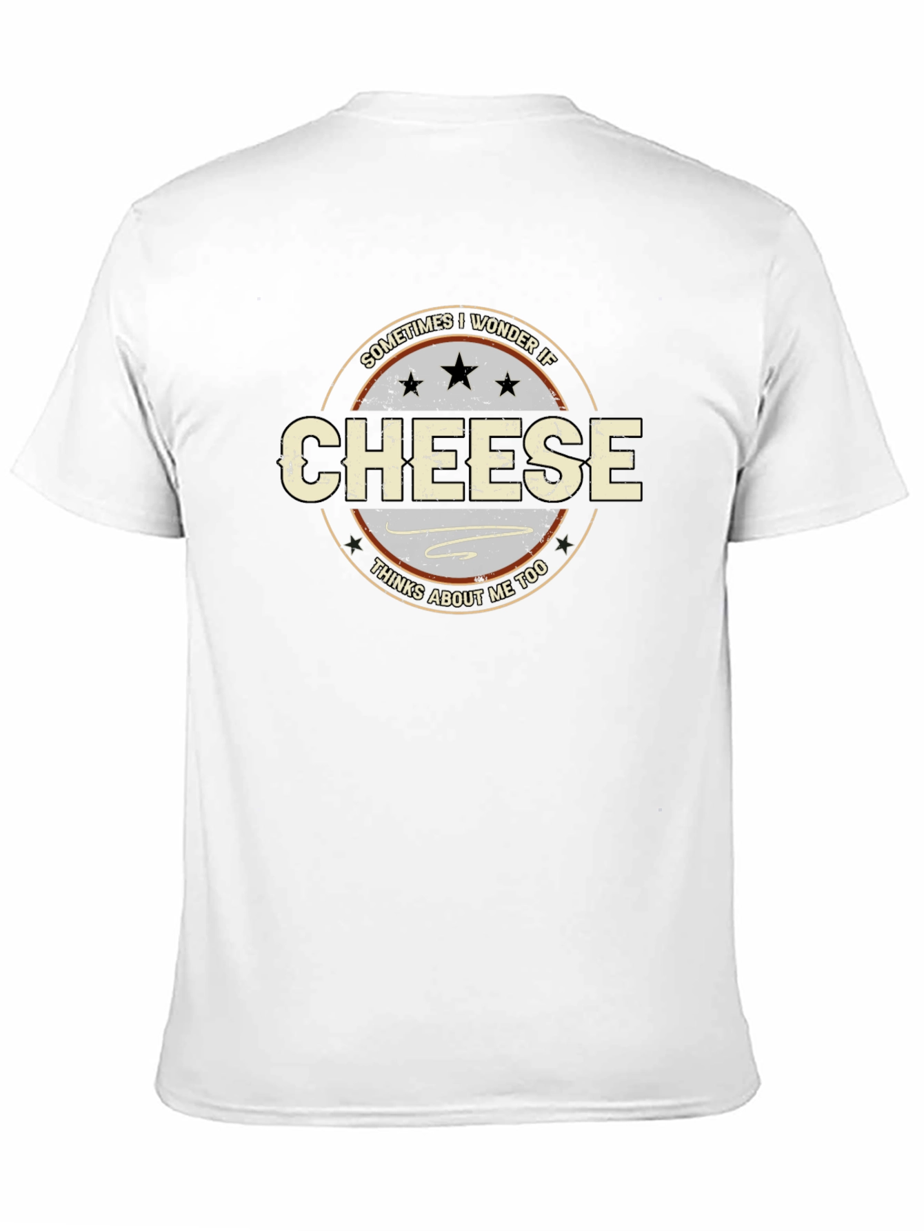 Black Cheese Lover T-Shirt - Funny Graphic Tee view 11