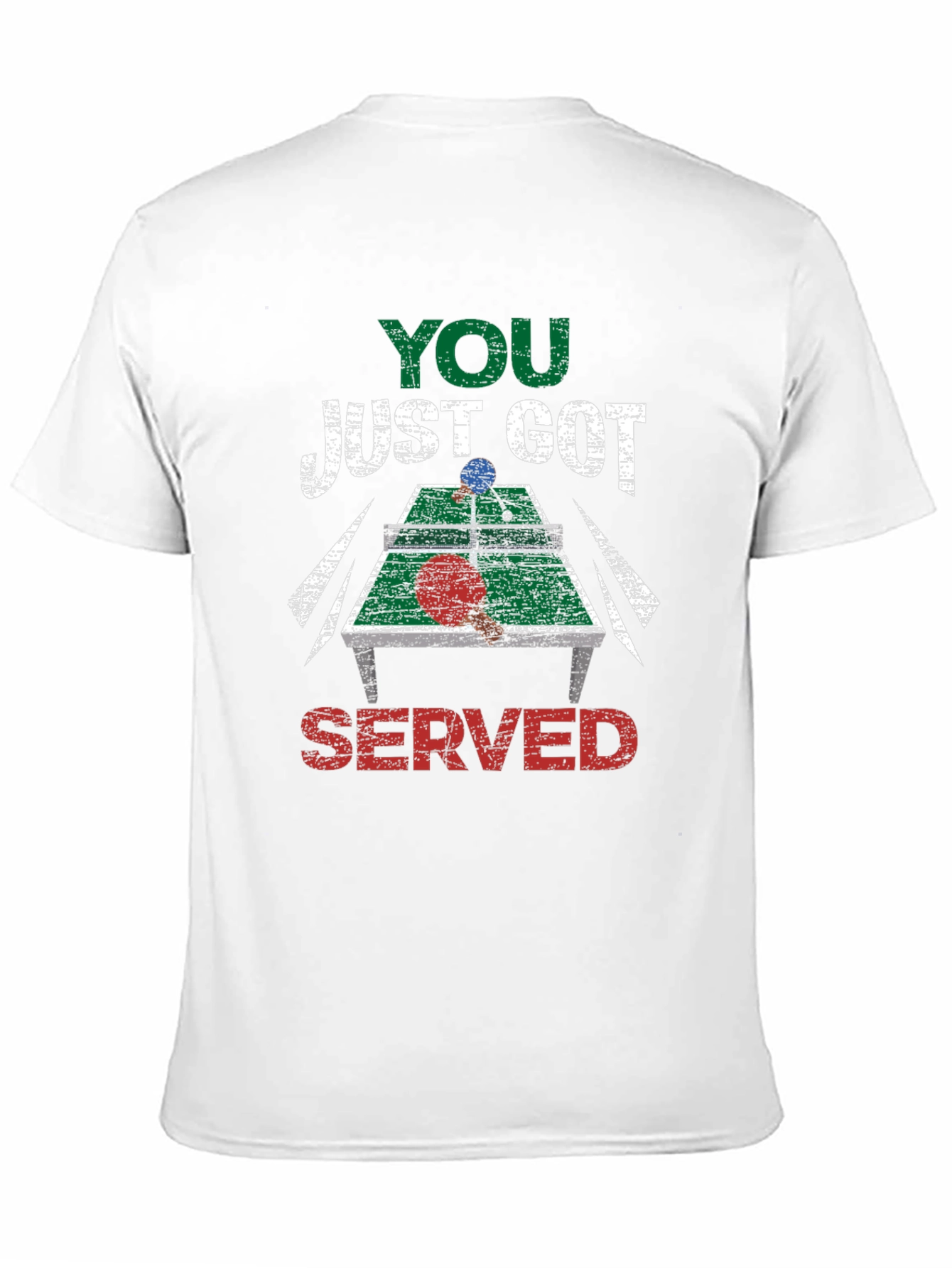 Black You Just Got Served Ping Pong T-Shirt view 11