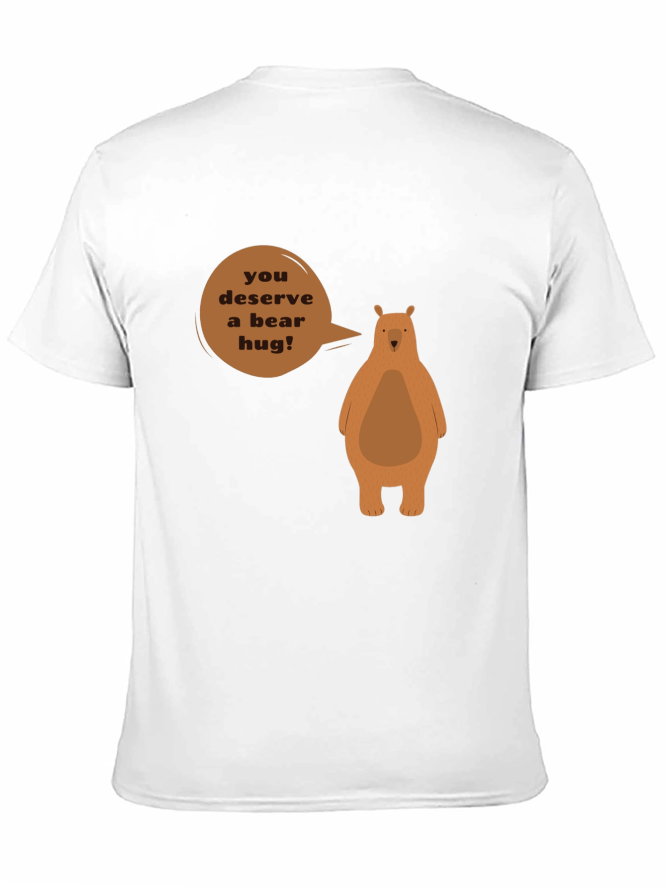 Black Bear Hug Graphic T-Shirt - You Deserve a Bear Hug! view 11