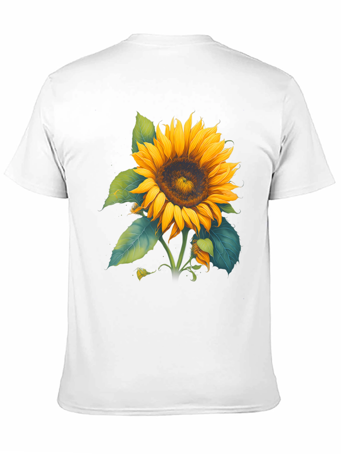 Black Sunflower Graphic Black T-Shirt view 11
