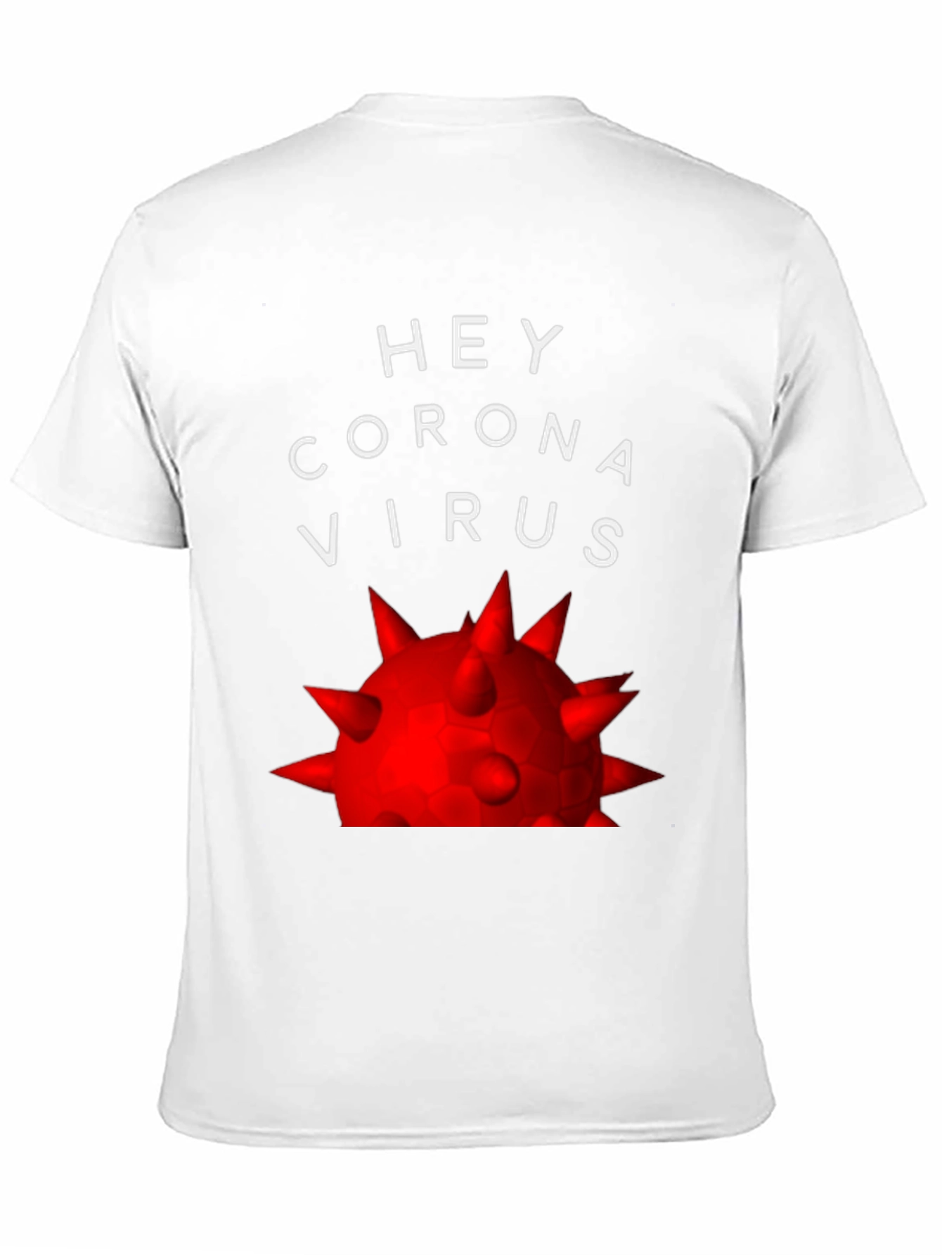 Black Hey Coronavirus T-Shirt - Bold Graphic Tee view 11