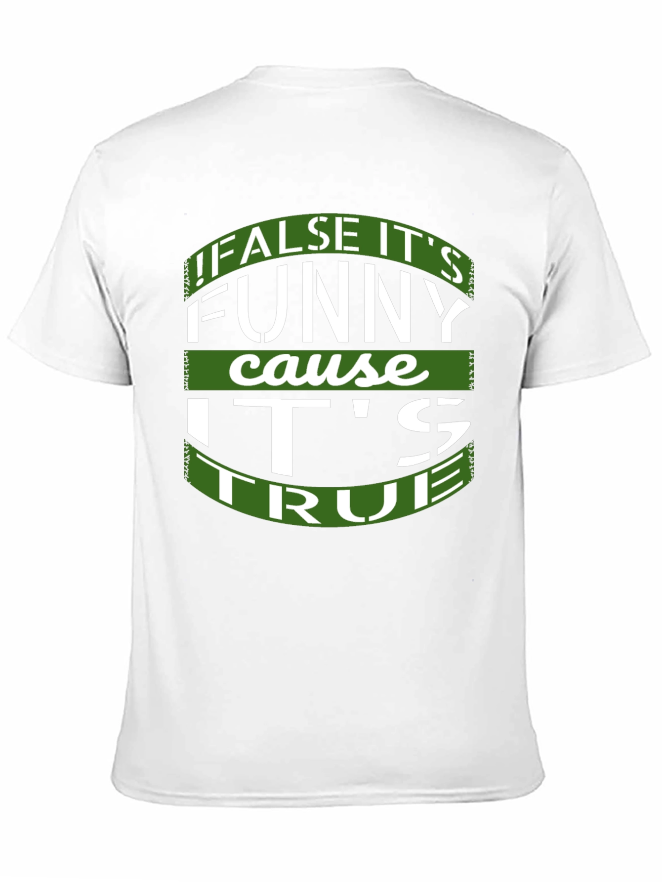 Black Funny It's True Black Graphic T-Shirt view 11