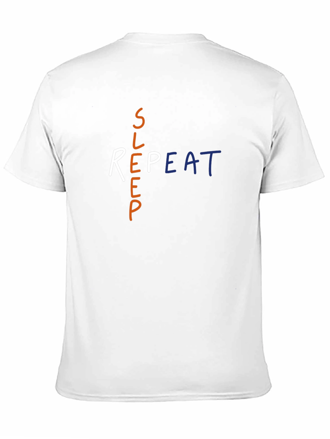 Black Sleep Repeat Graphic Tee - Soft Cotton Comfort view 11