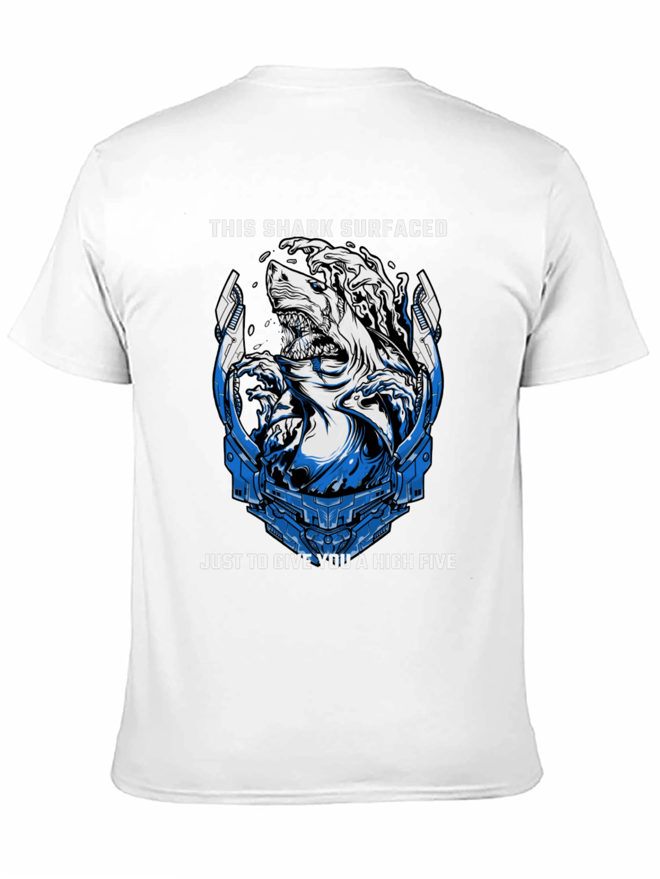 Black Shark High Five Black T-Shirt view 11