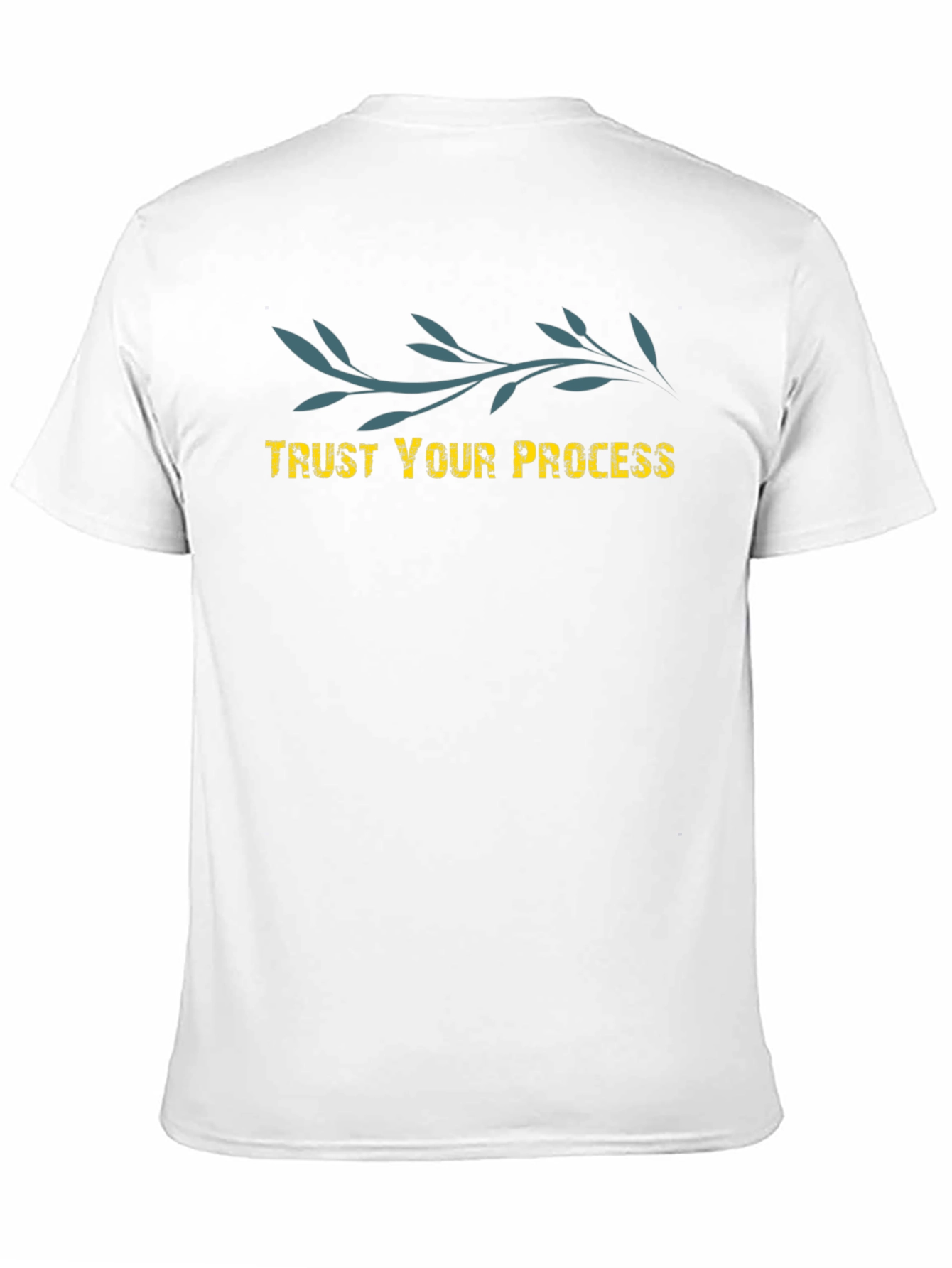 Black Trust Your Process Graphic Tee - Soft Cotton Black T-Shirt view 11