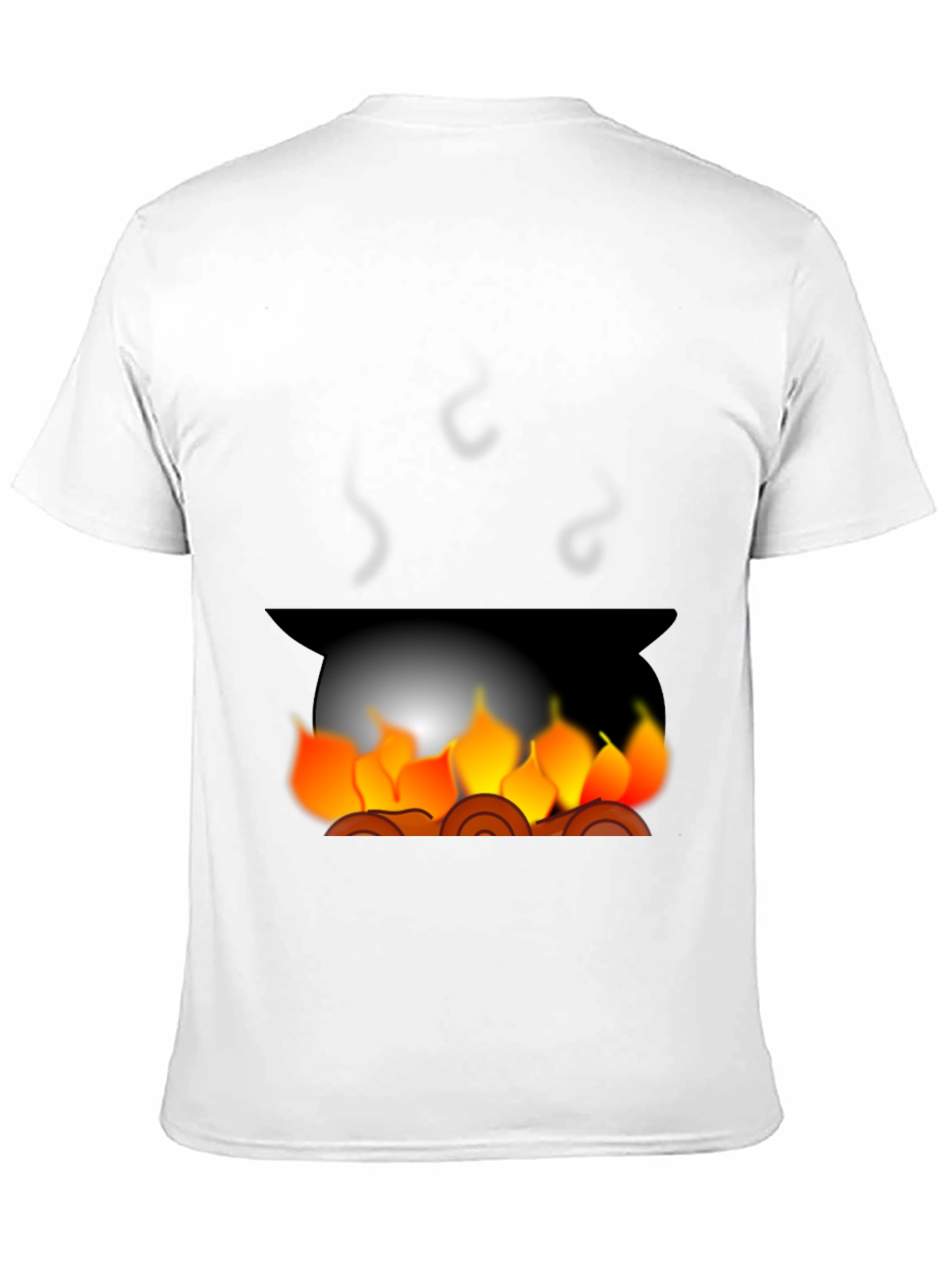 Black Campfire Graphic Tee - Cozy Black T-Shirt view 11