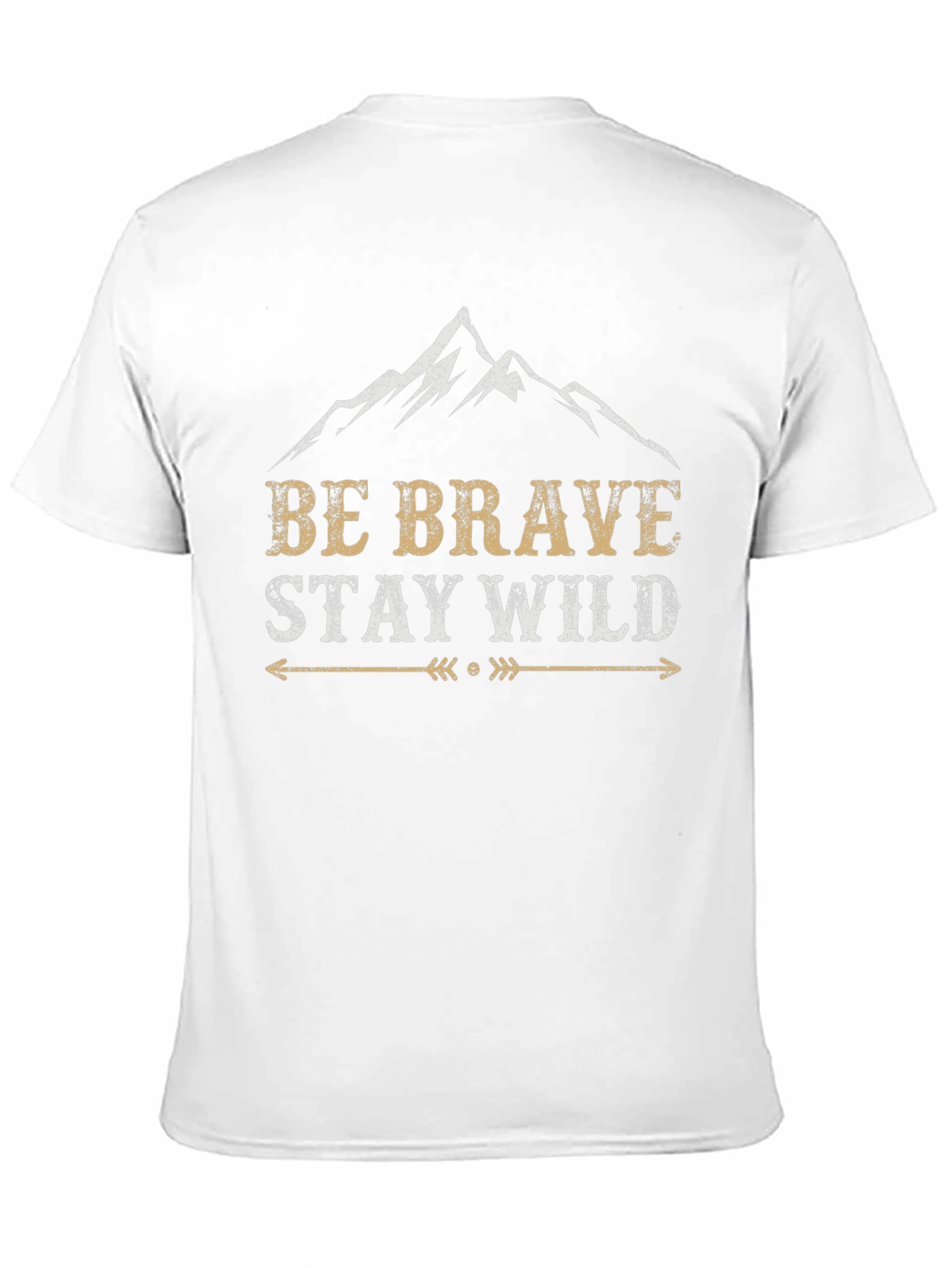 Black Be Brave Stay Wild Graphic Tee view 11