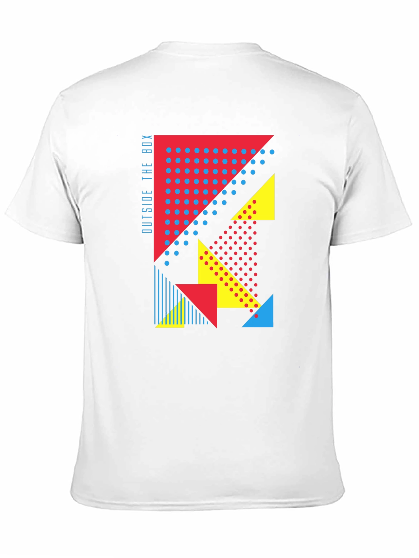 Black Geometric Graphic Print Tee - Outside the Box view 11