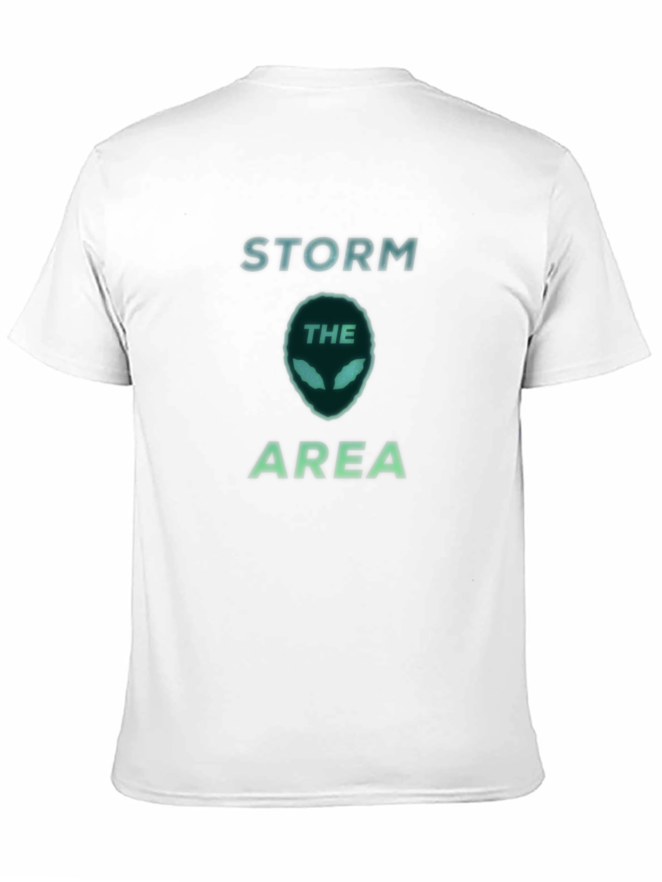 Black Storm Area Alien Head Graphic Tee - Black view 11