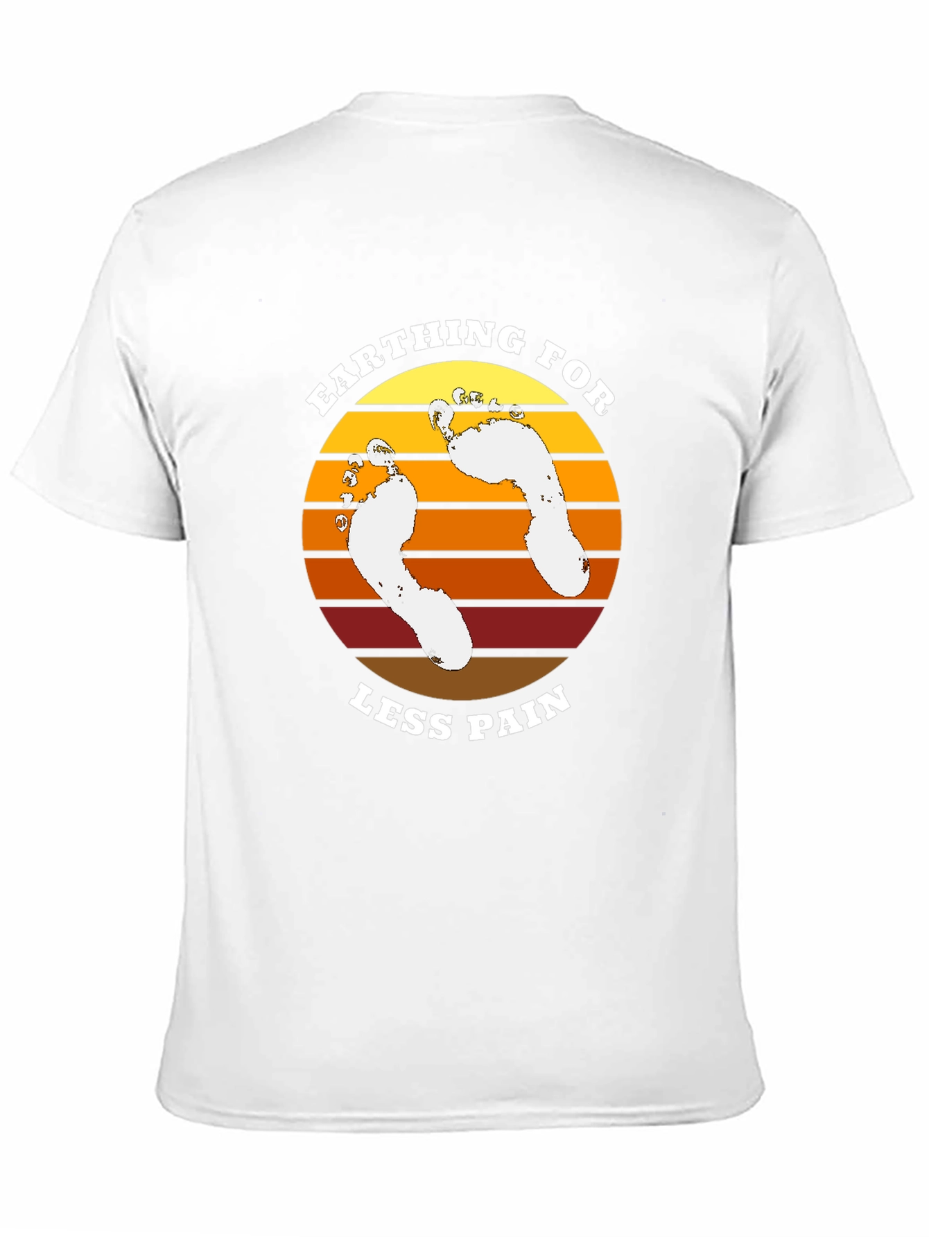 Black Earthing for Less Pain Graphic Tee view 11