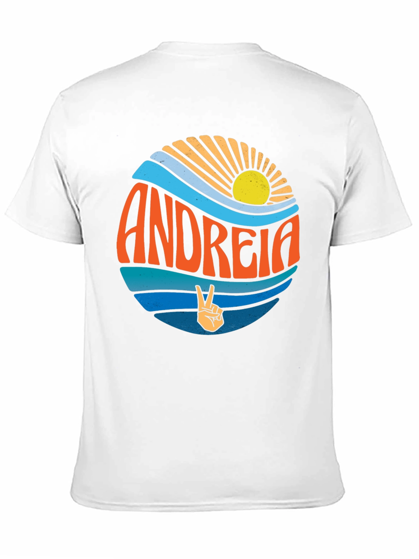 Black Andreia Retro Beach T-Shirt view 11