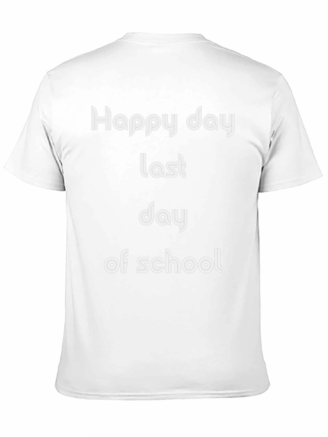 Black Happy Last Day of School T-Shirt view 11
