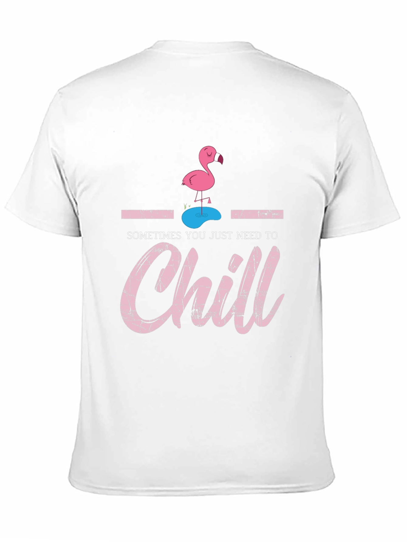 Black Chill Flamingo Graphic Tee - Black view 11