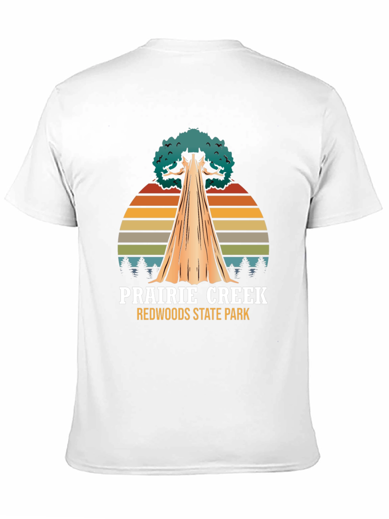 Black Prairie Creek Redwoods State Park T-Shirt view 11
