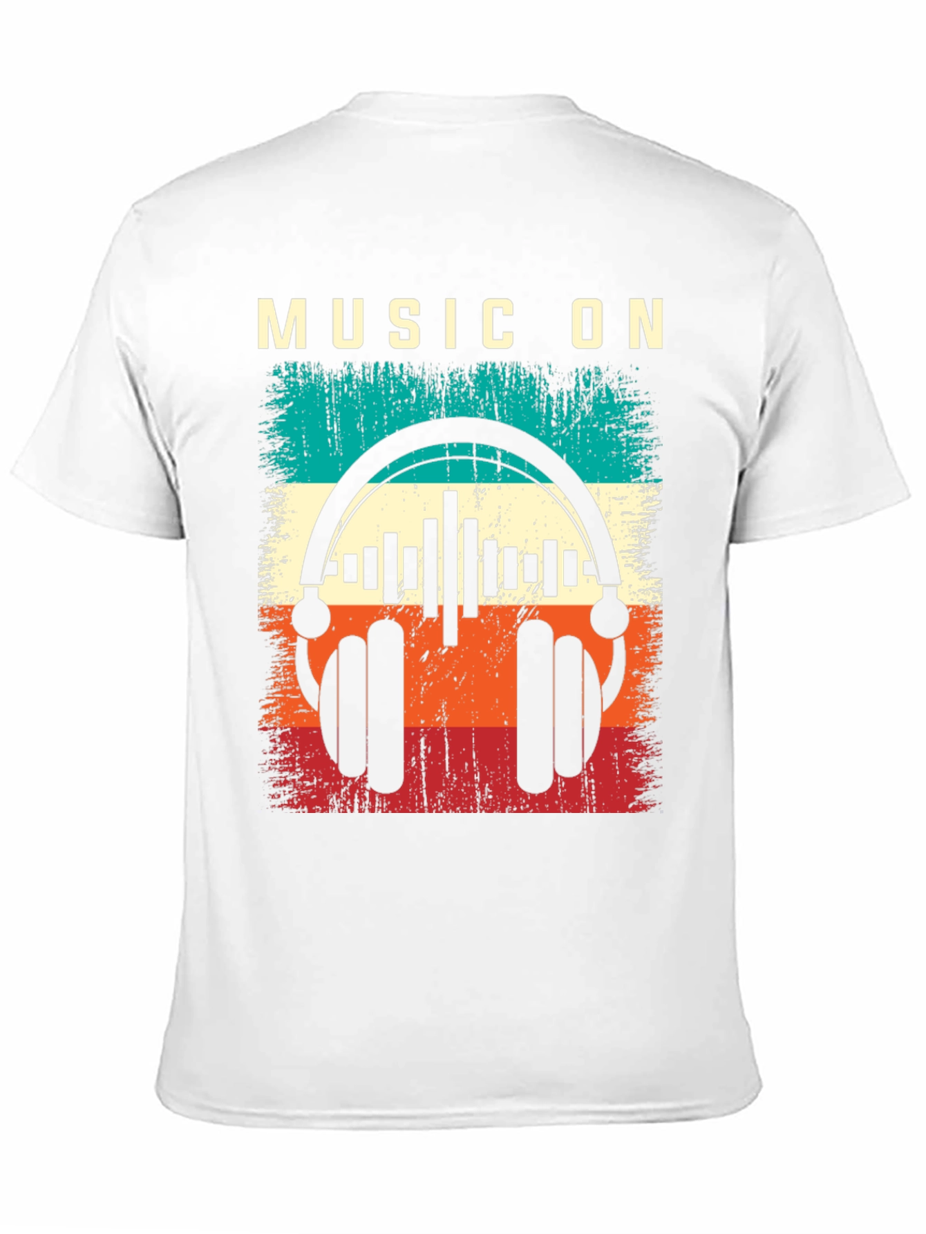 Black Music On Graphic T-Shirt Retro Style view 11