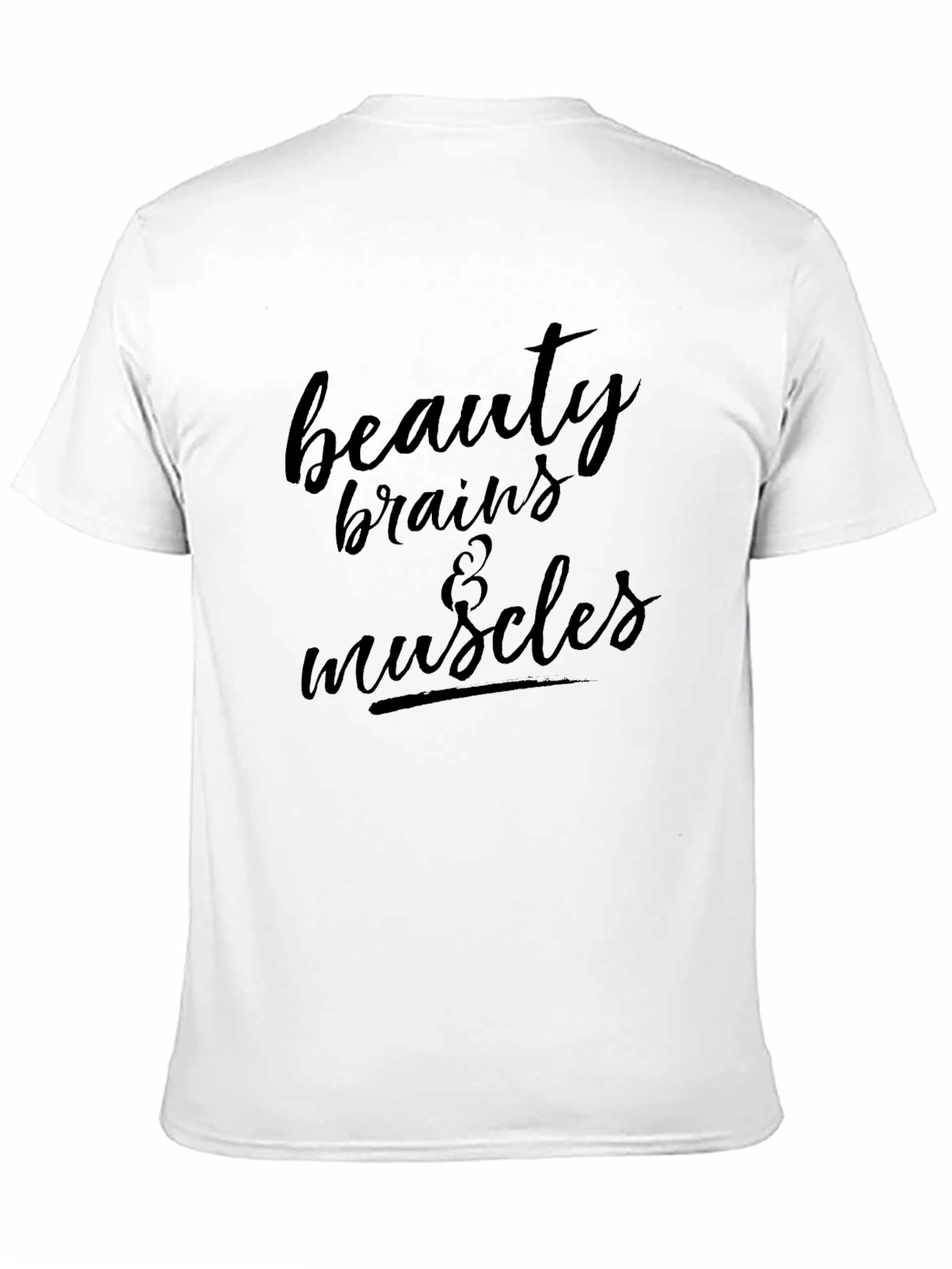 Black Beauty Brains & Muscles Black Graphic Tee view 11