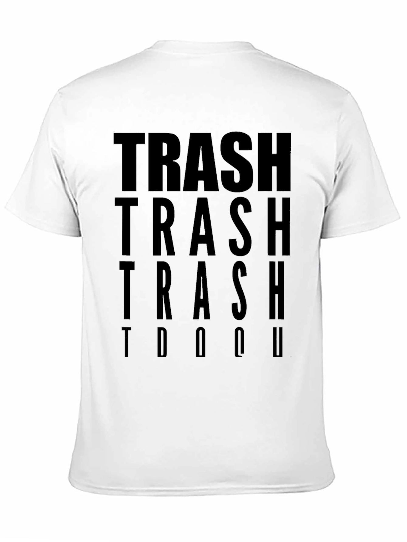 Black Trash Graphic Tee - Black view 11