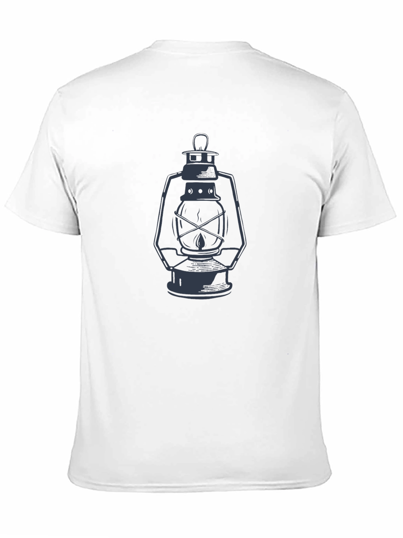 Black Vintage Lantern Graphic T-Shirt - Soft Cotton Tee view 11