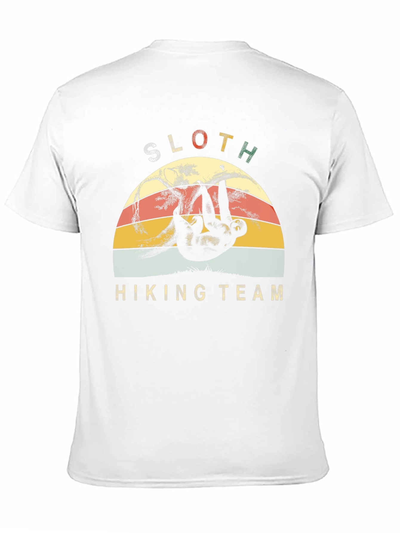 Black Sloth Hiking Team T-Shirt Funny Nature Lover Tee view 11