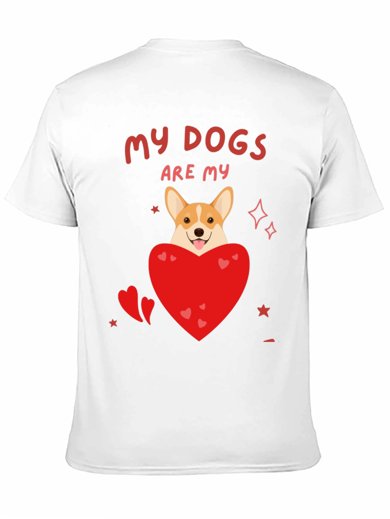 Black My Dogs Are My Valentines T-Shirt view 11