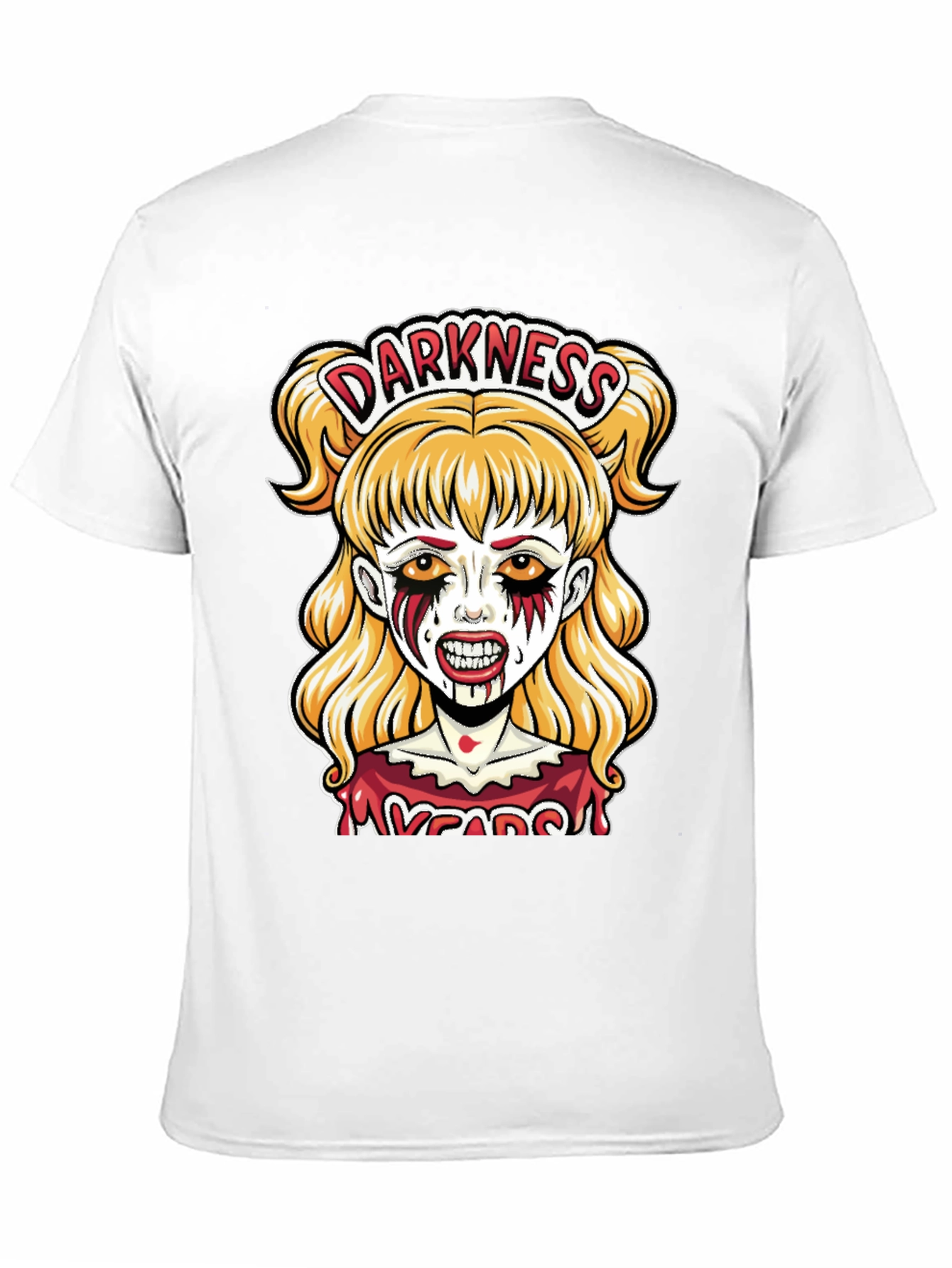 Black Darkness Zombie Girl Graphic Tee view 11
