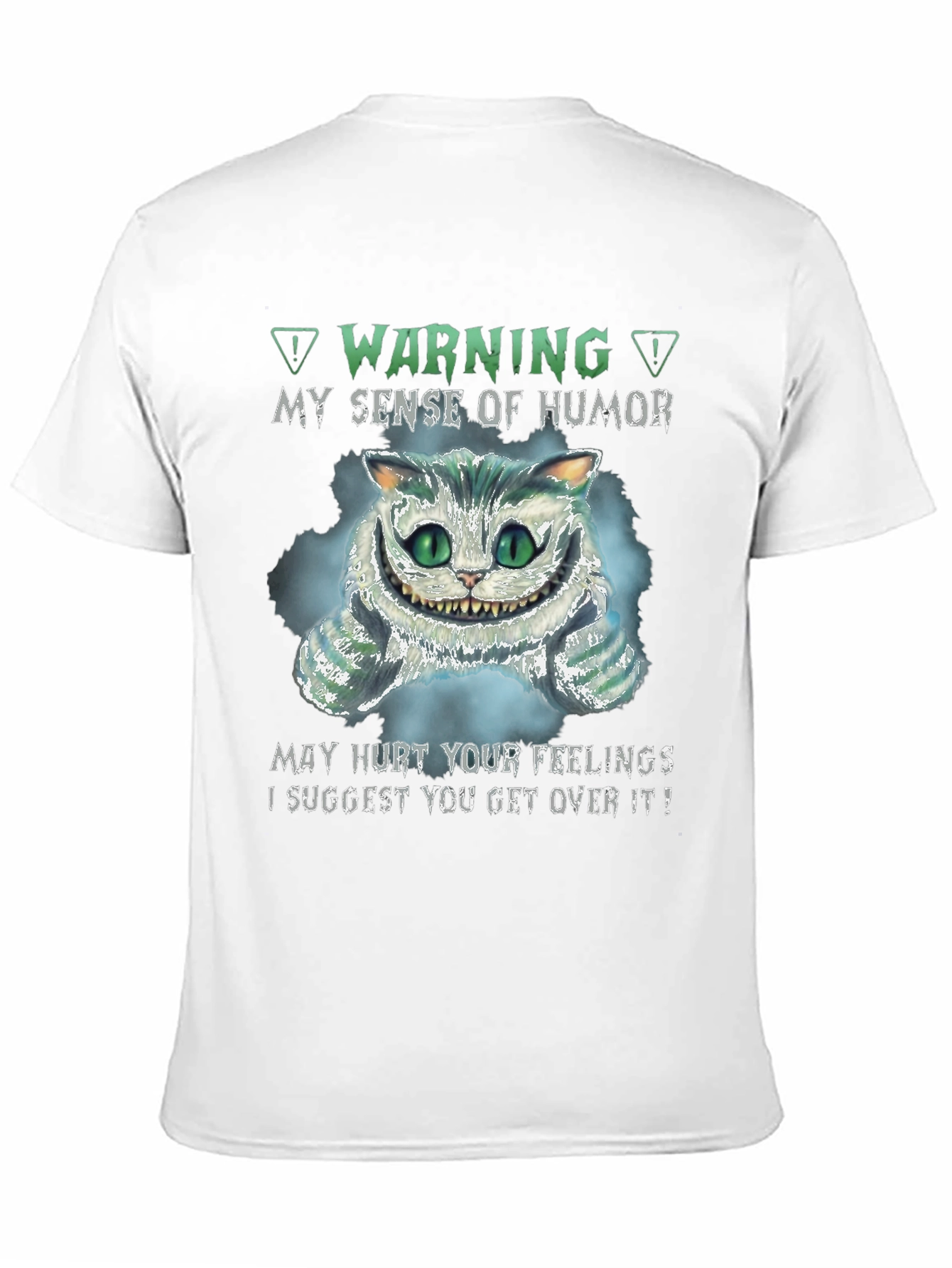 Black Humorous Cat Graphic T-Shirt view 11