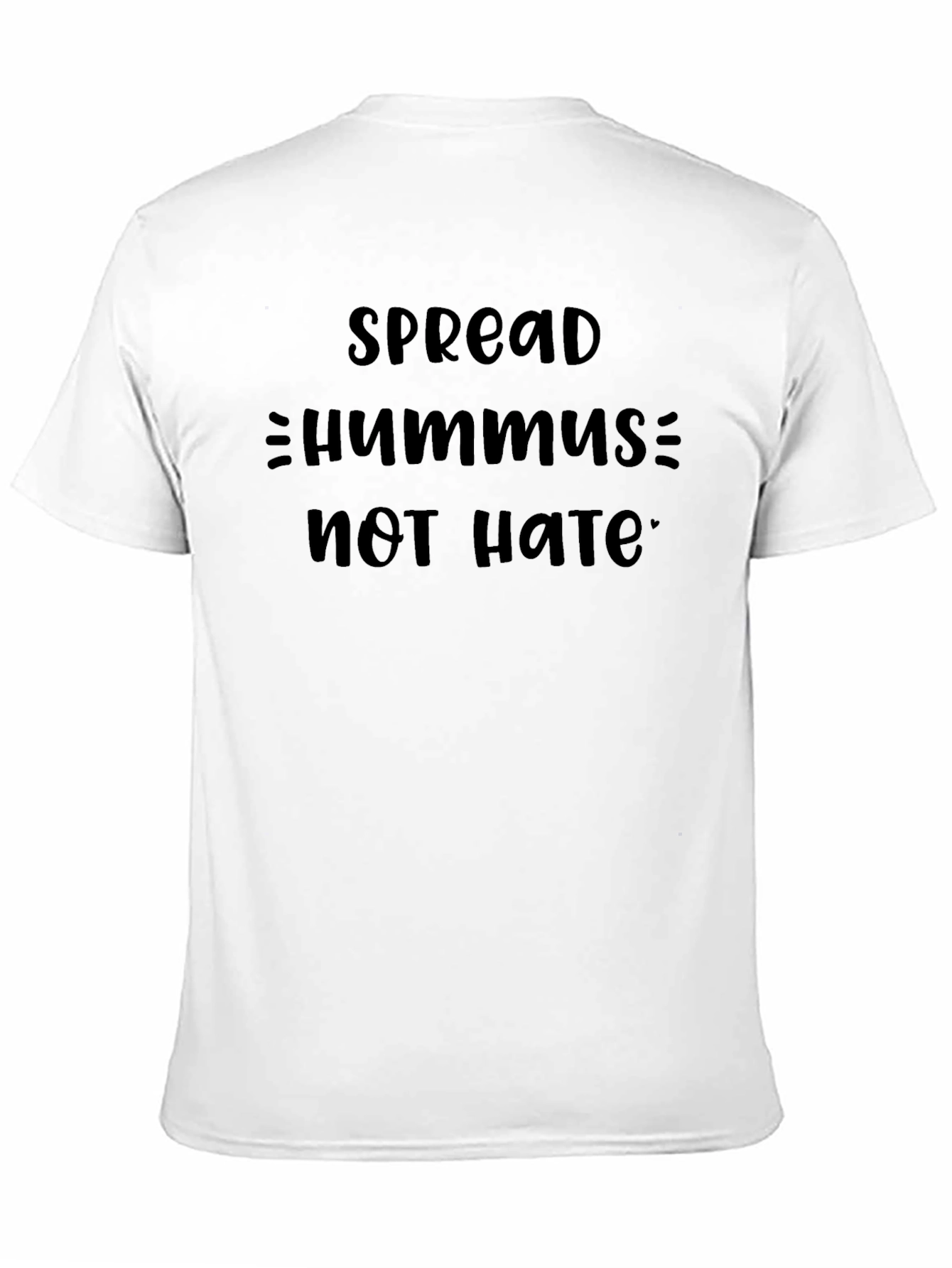 Black Spread Hummus Not Hate Graphic Tee view 11