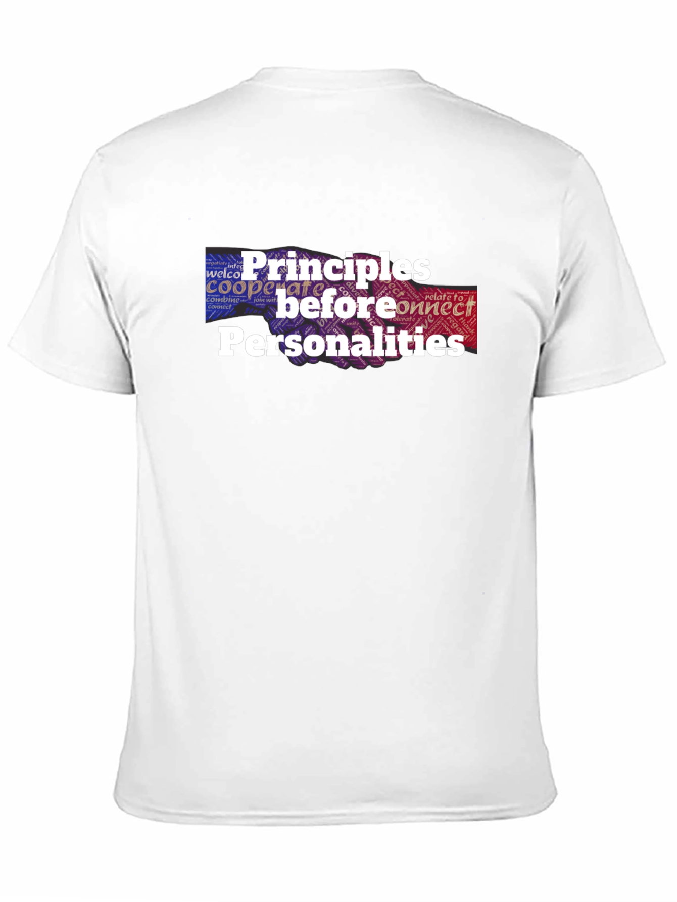 Black Principles Before Personalities Graphic T-Shirt view 11