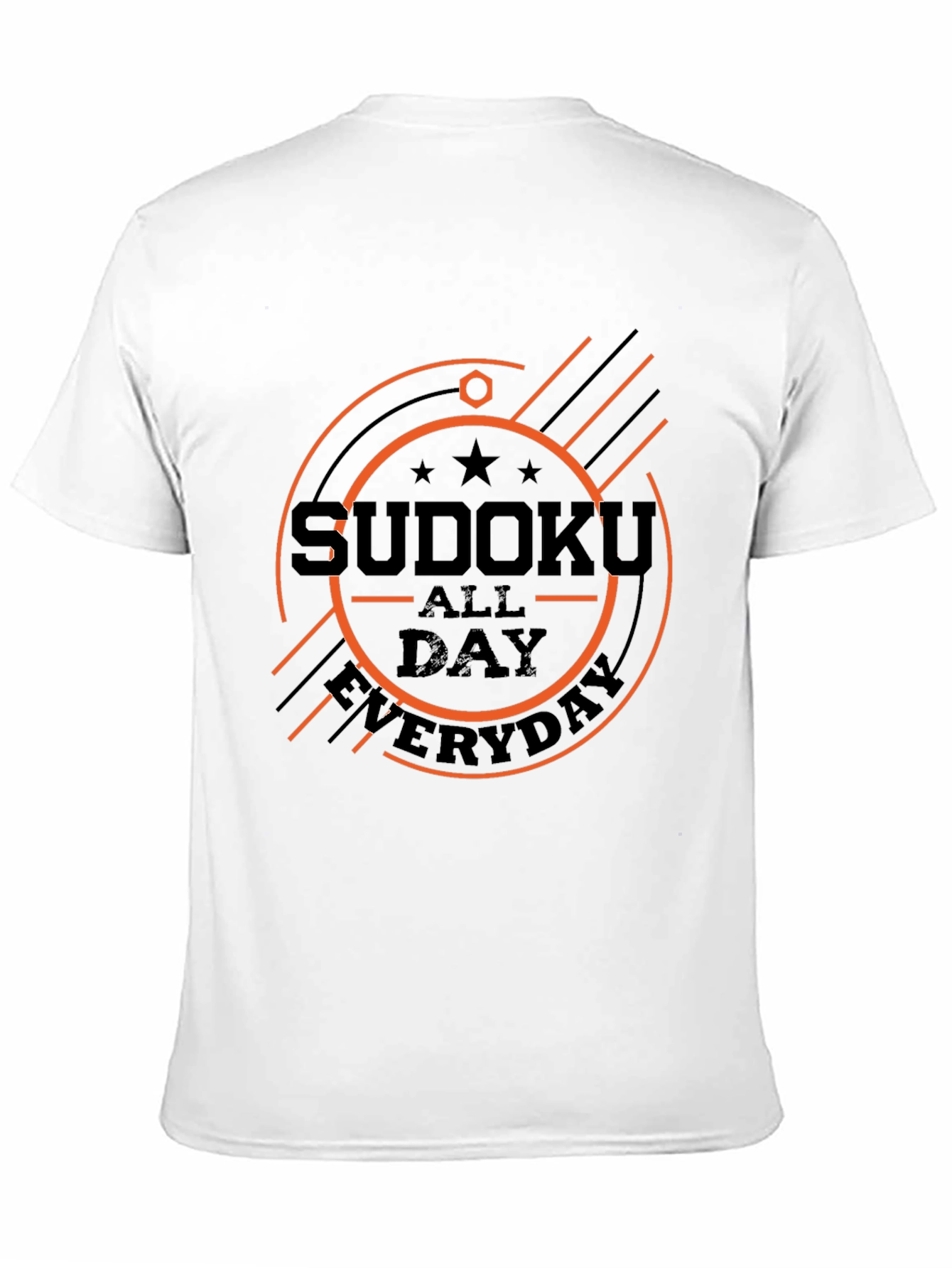 Black Sudoku All Day Everyday Graphic Tee view 11