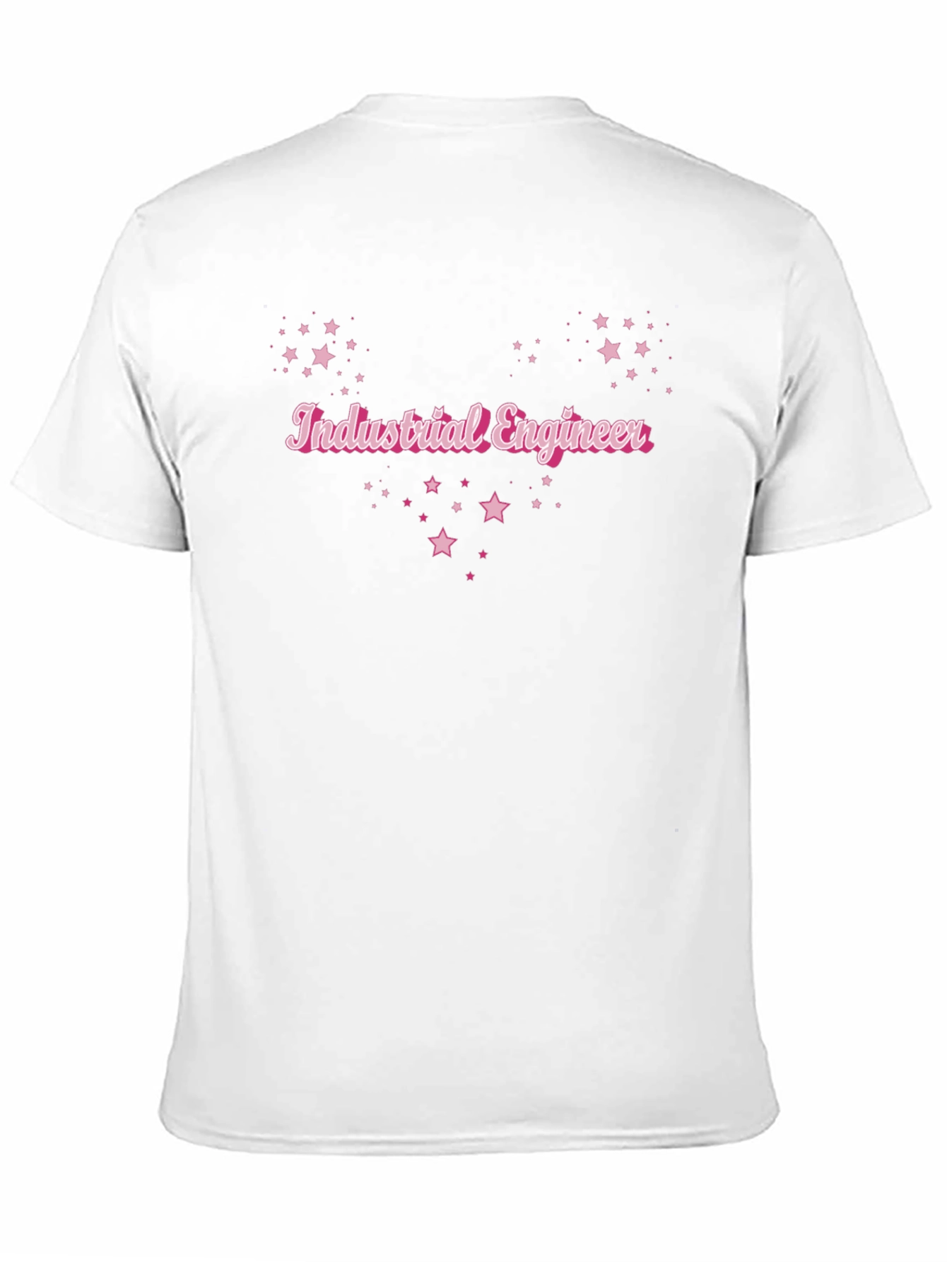 Black Industrial Engineer Star Tee - Pink Graphic view 11