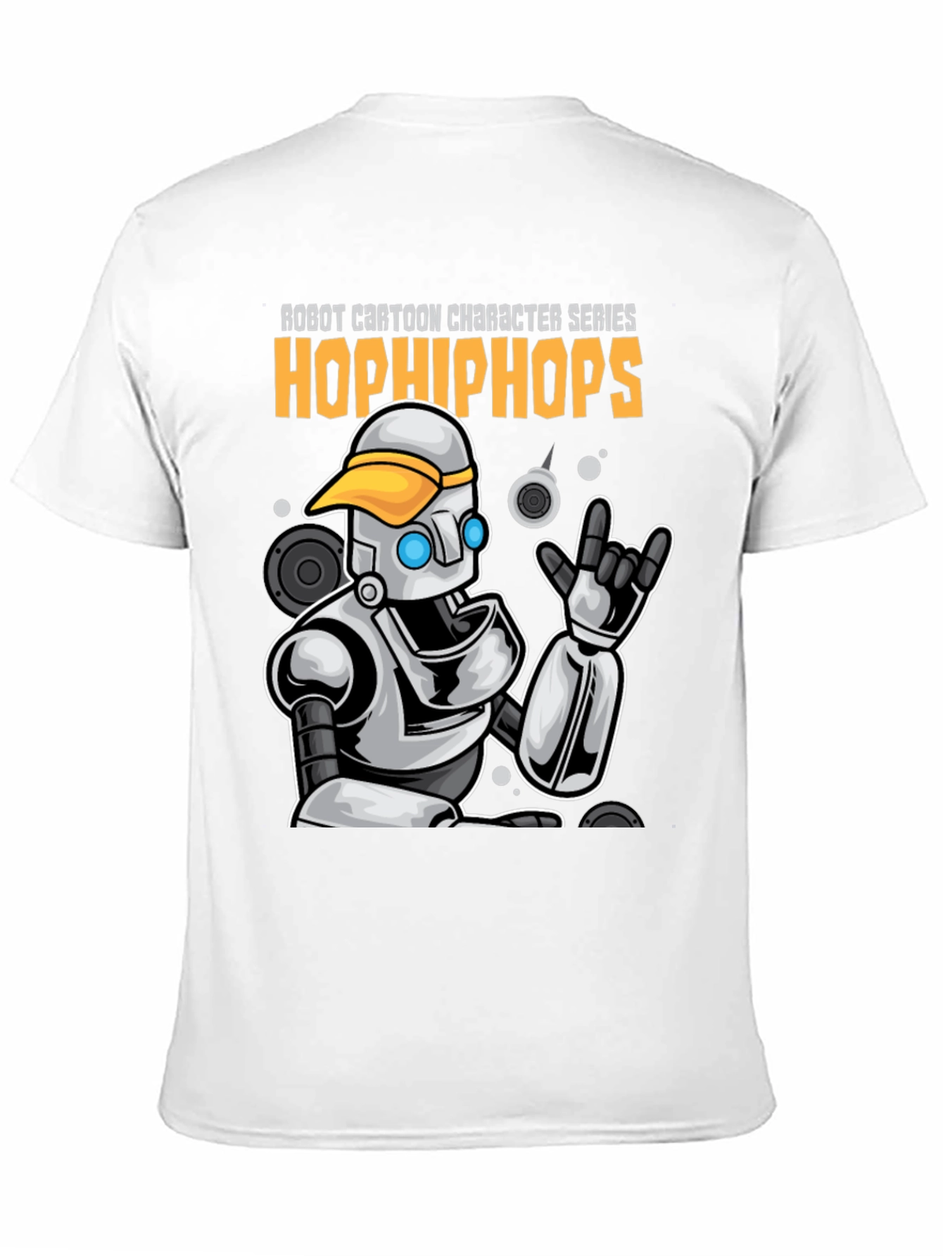 Robot Cartoon T-Shirt - Hop Hip Hops Series - 11