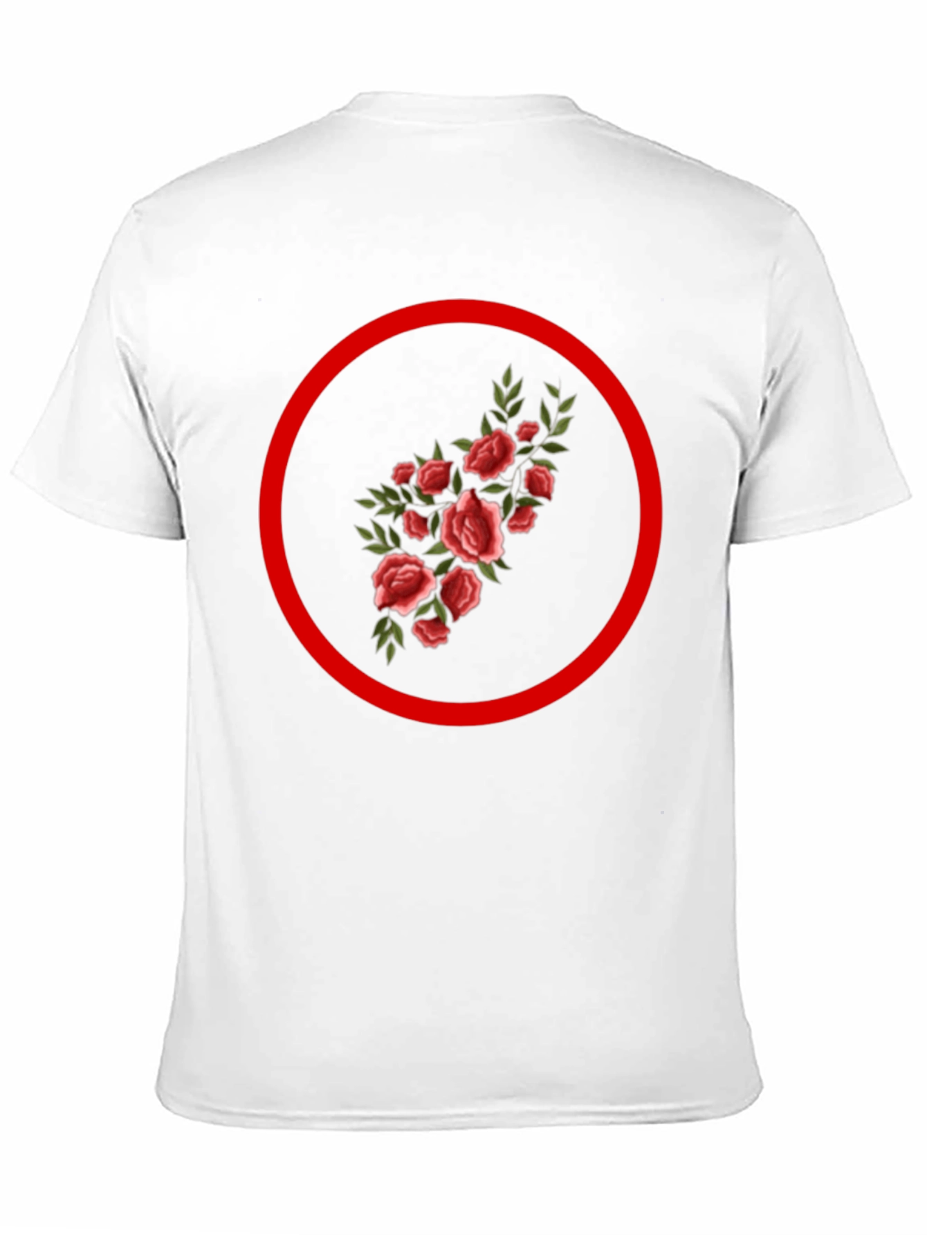 Floral Circle Graphic Tee - Trendy Streetwear - 11