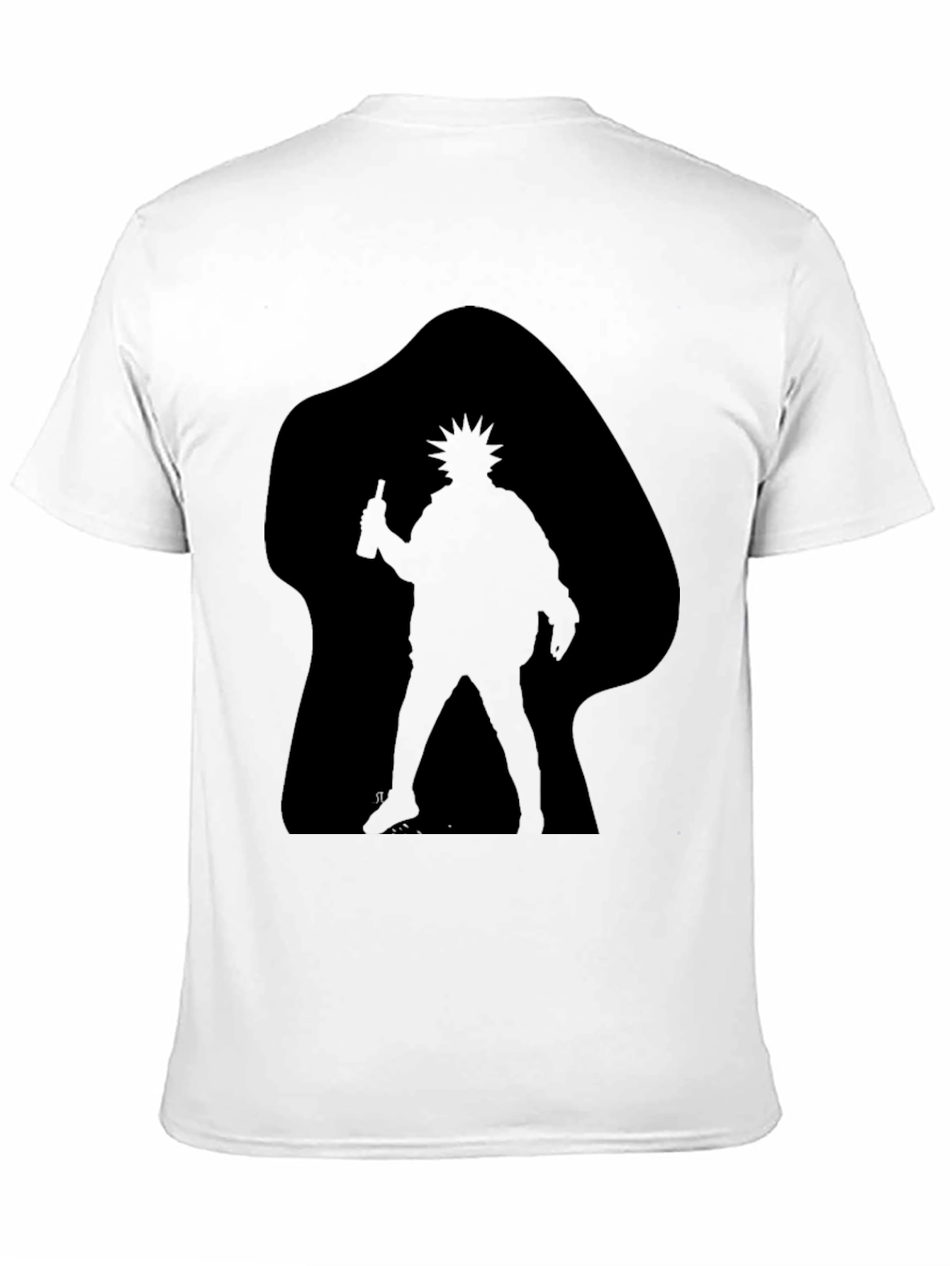 Black Silhouette Rick T-Shirt - Men's Black Graphic Tee view 11