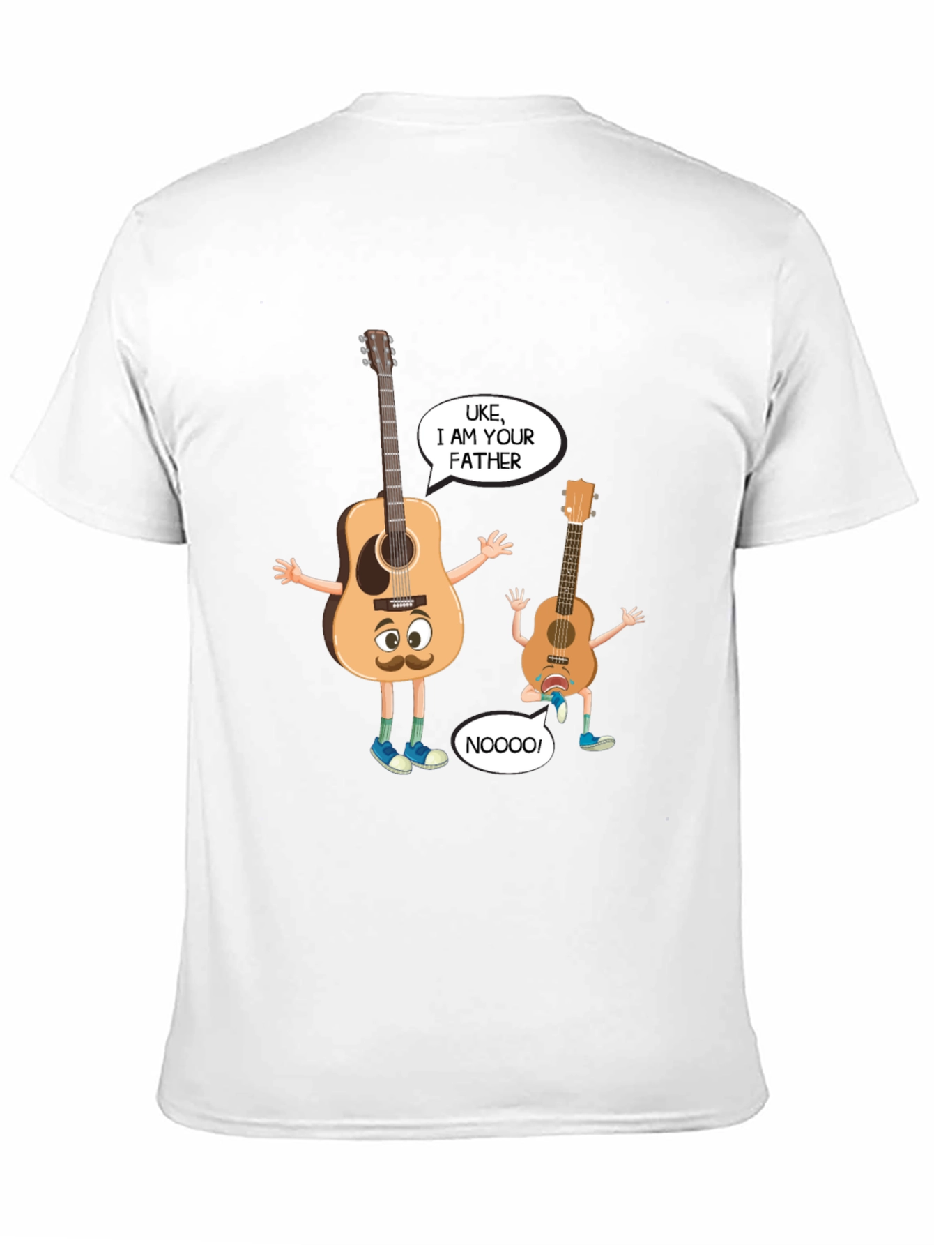 Black Uke I Am Your Father Graphic T-Shirt view 11