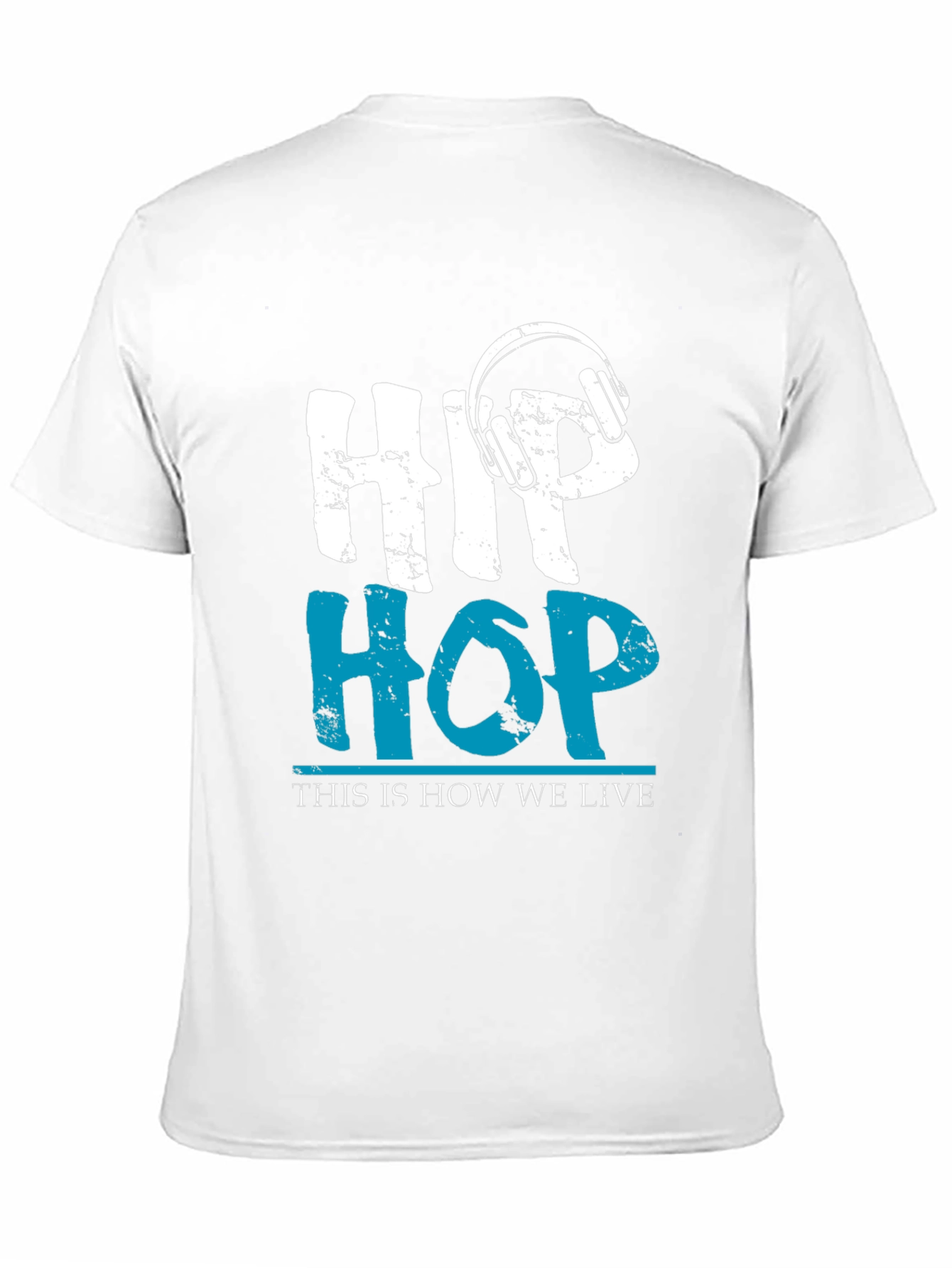 Hip Hop Headphones Graphic T-Shirt - 11