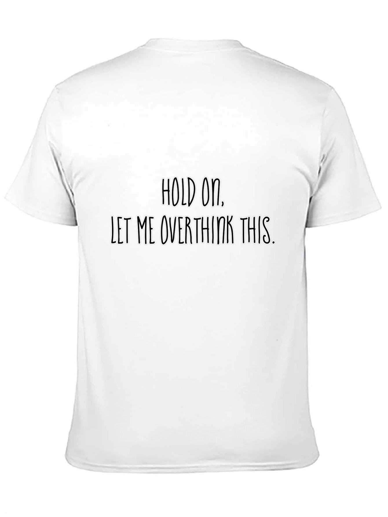 Black Overthink T-Shirt - Funny Sarcastic Tee view 11