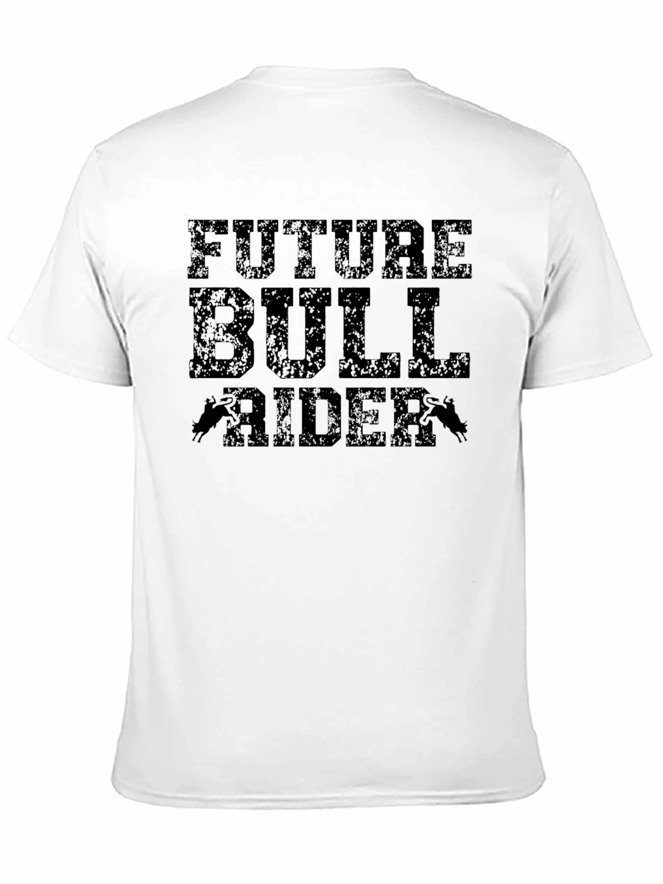 Black Future Bull Rider Black Graphic Tee view 11