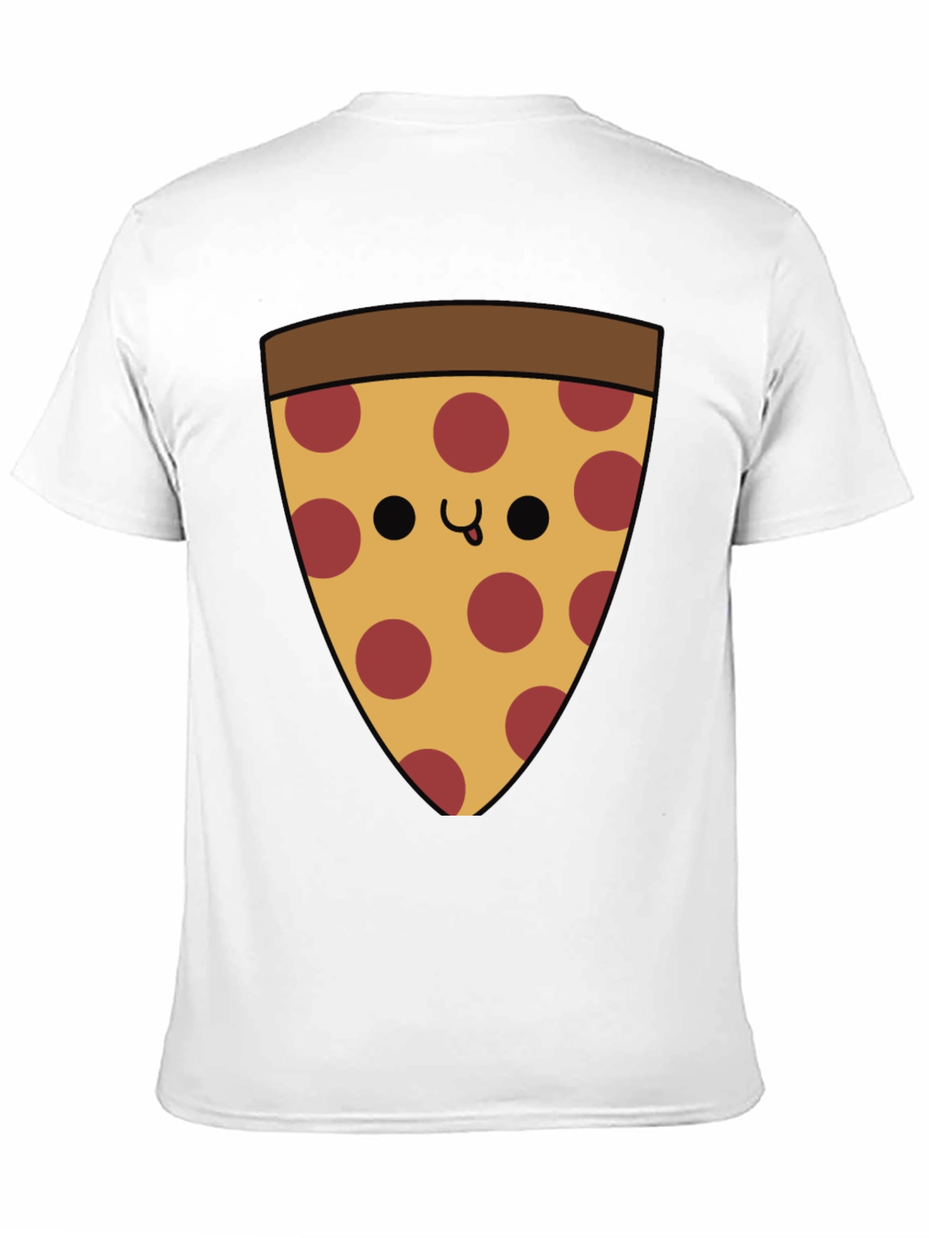 Black Pizza Slice Graphic T-Shirt - Casual Comfort view 11